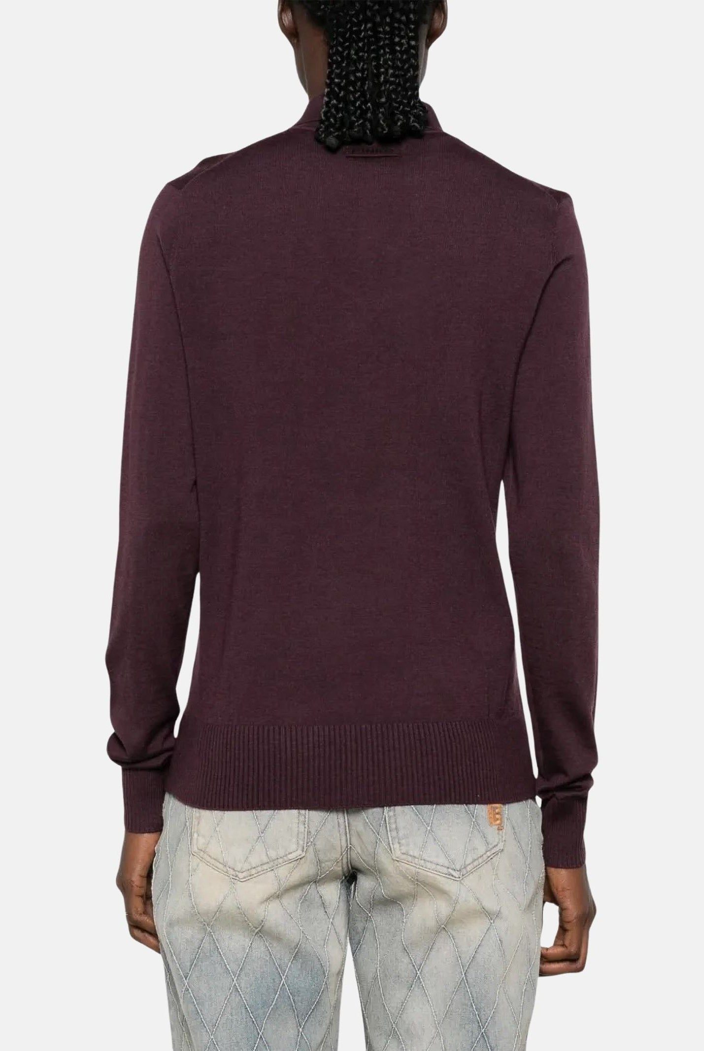 PINKO Maglia polo POLO VADUS viola prugna da donna 107249A3FY W63 PINKO