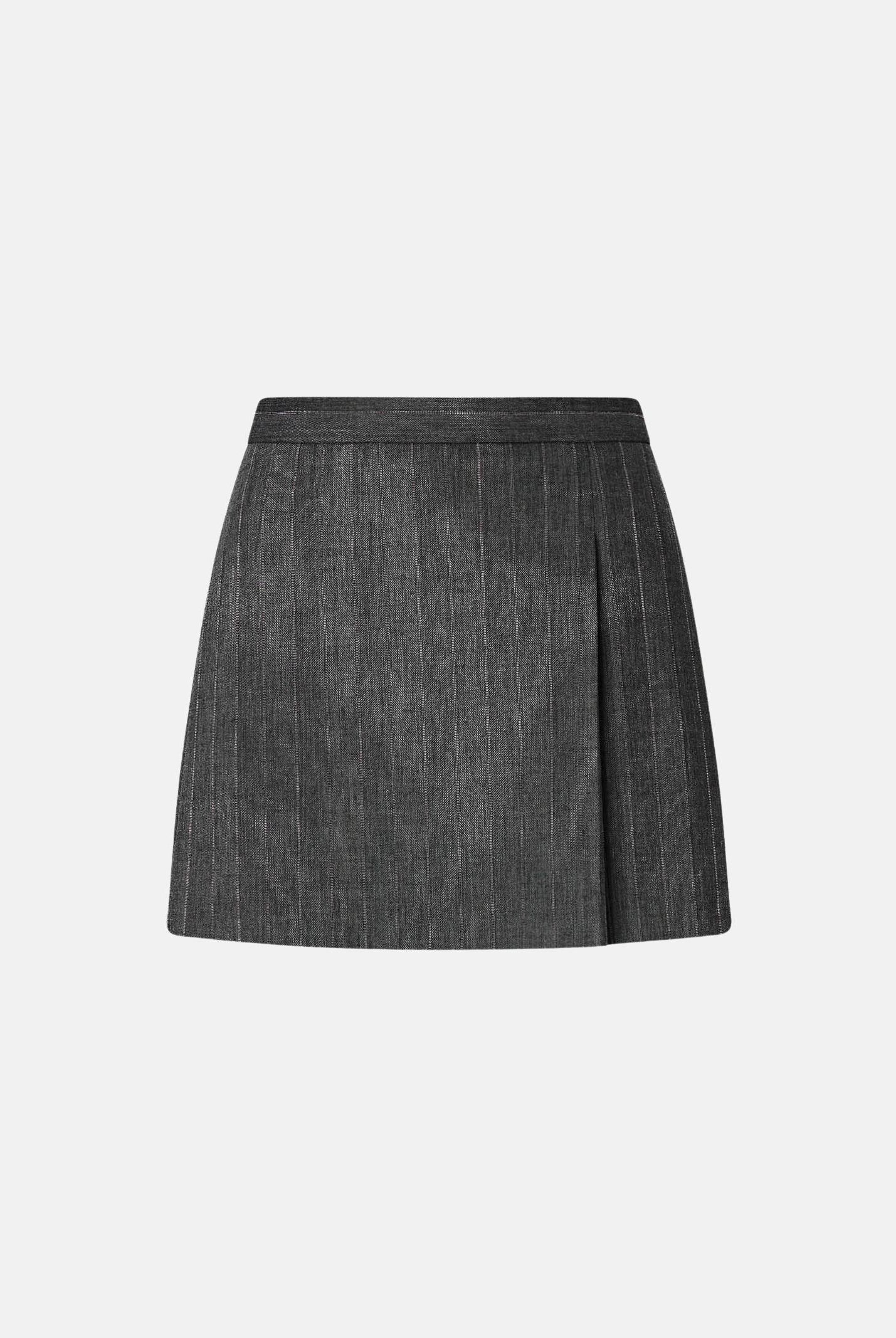 PINKO Gonna GIUNCO SKIRT Multicolor Grey-Pink, grigio e rosa, donna. 107416A3FF IN4 PINKO