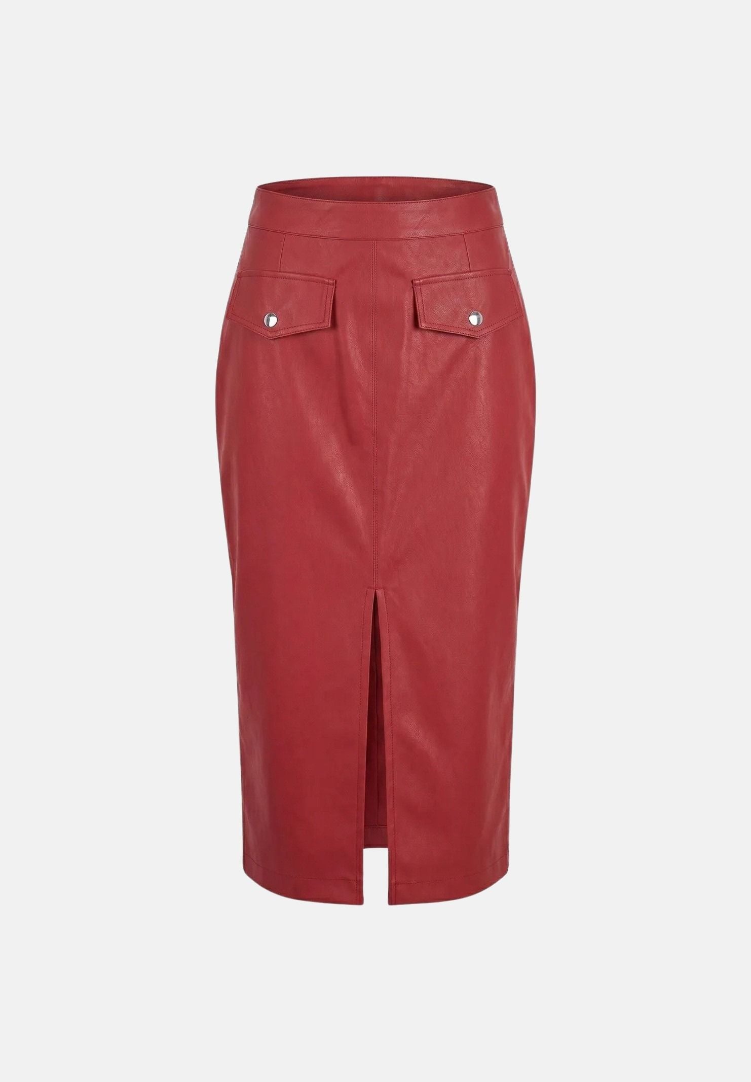 PINKO Gonna midi GERBERA rosso rosa porpora da donna 107460A3EQ R45 PINKO