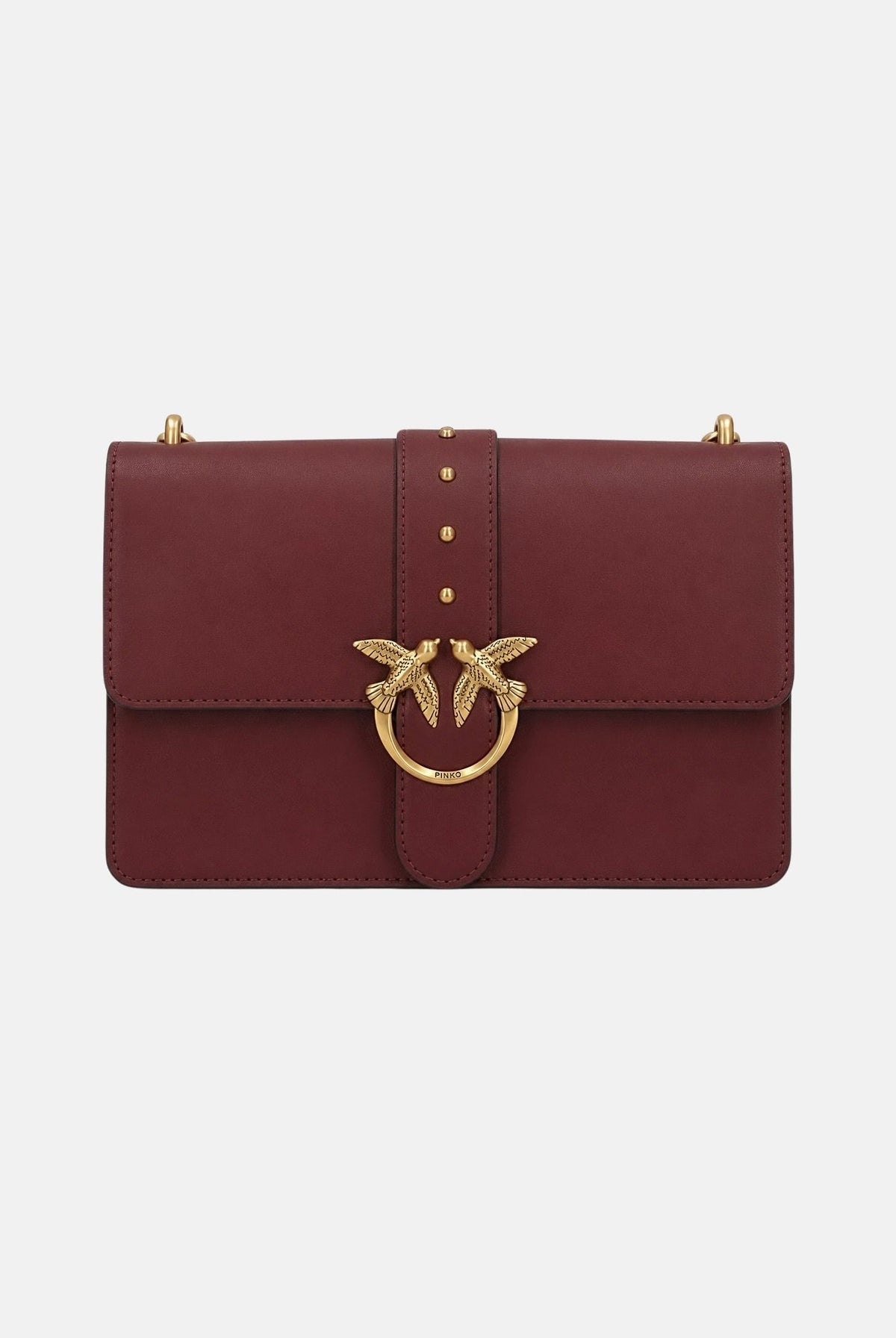 PINKO Borsa con tracolla LOVE ONE CLASSIC ribes intenso-bordeaux da donna 107621A0F1 WW5Q PINKO