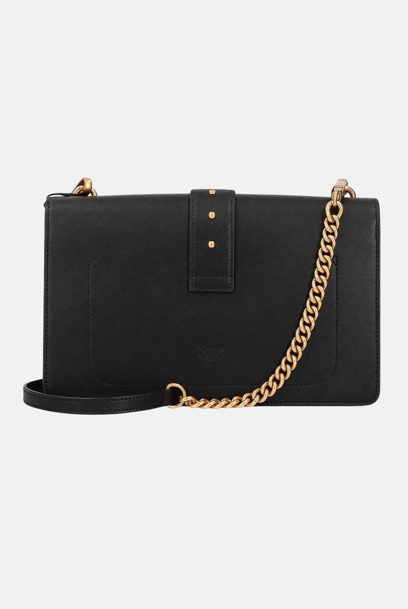 PINKO Borsa LOVE ONE CLASSIC nero antique gold da donna 107621A0F1 Z99Q PINKO