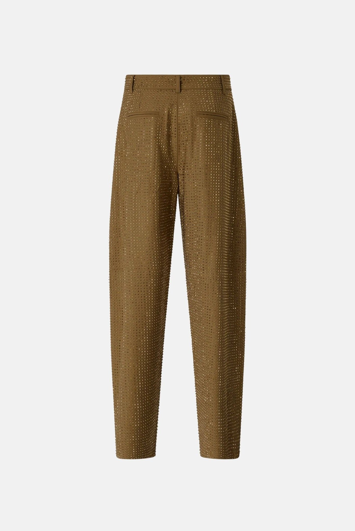PINKO Pantaloni SOLOPACA PANTS Noce Cinereo, marrone da donna con linea barrel 107667A3M0 V67 PINKO