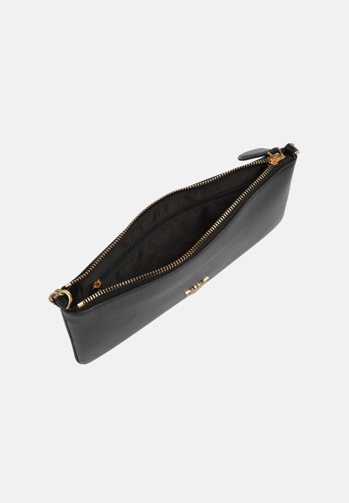 PINKO Borsa a spalla LOVE BIRDS nero-antique gold da donna con tracolla a catena e chiusura con zip. 107669A0F1 Z99Q PINKO