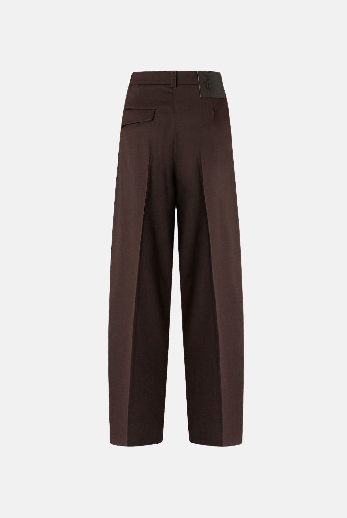 PINKO pantaloni BALBINO Marrone Oltre da donna con gamba ampia. 107712A3MS M04 PINKO
