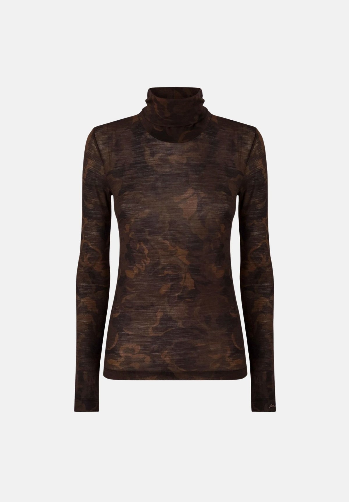 PINKO Dolcevita BRENDOLA multiverde-nero da donna con stampa camouflage floreale all over. 107735A3MT SD3 PINKO