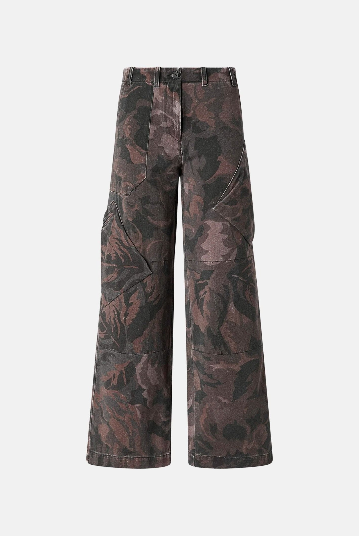 PINKO Jeans cargoHAIKU multicolor da donna con stampa camouflage floreale 107766A3NZ SD3 PINKO
