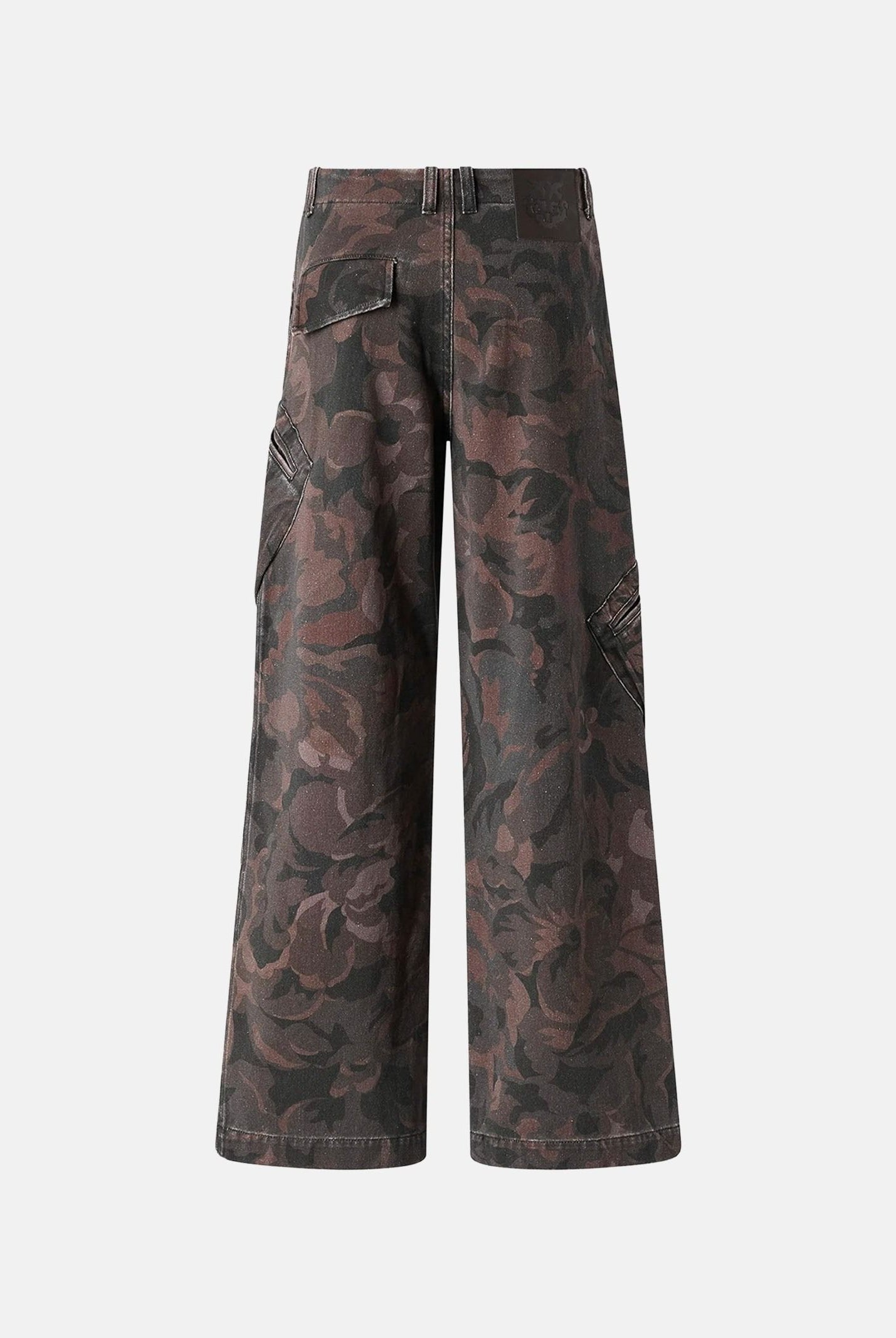 PINKO Jeans cargoHAIKU multicolor da donna con stampa camouflage floreale 107766A3NZ SD3 PINKO