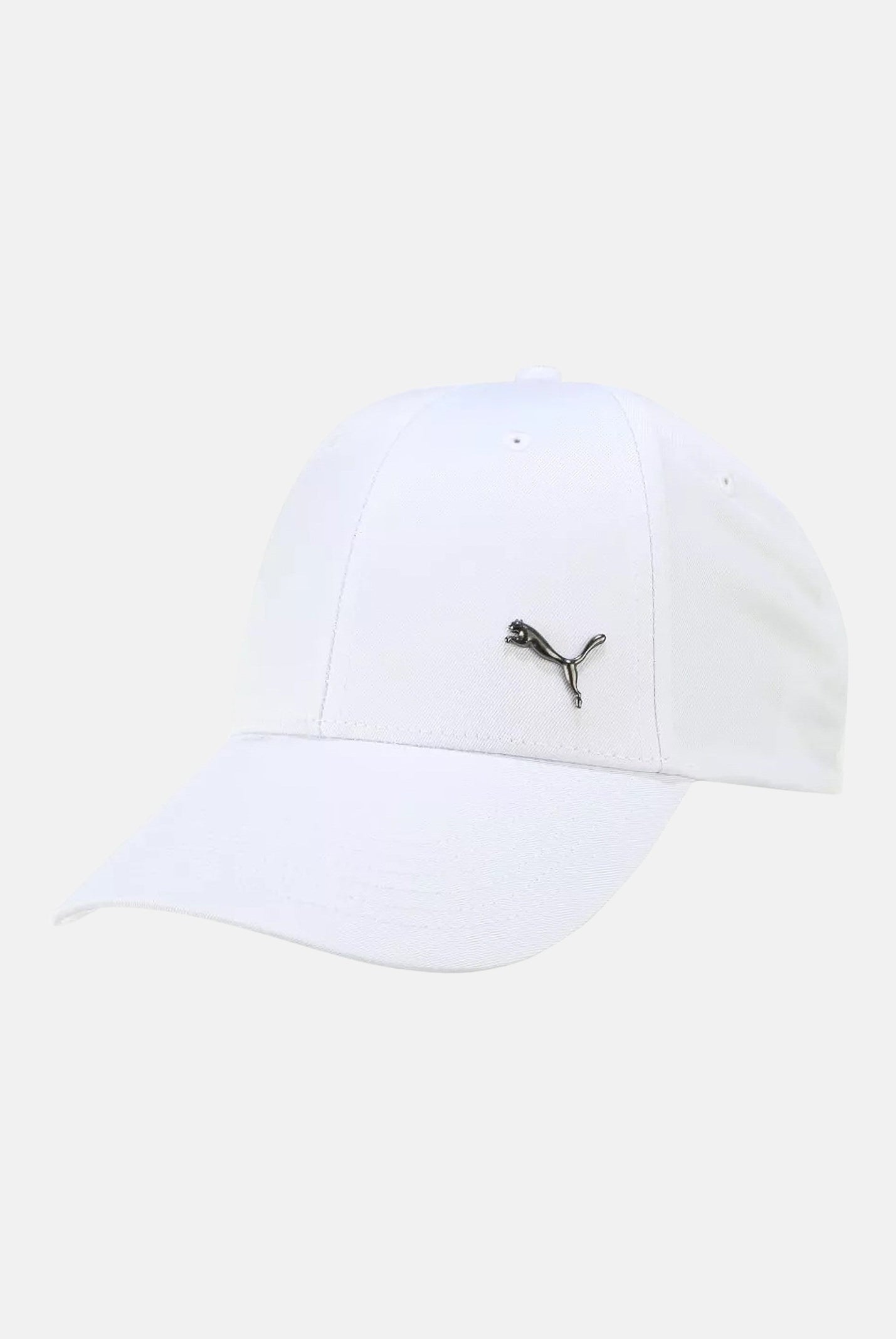 PUMA Cappello con visiera ESS Metal PUMA Cat bianco per uomo e donna 025994 07 PUMA