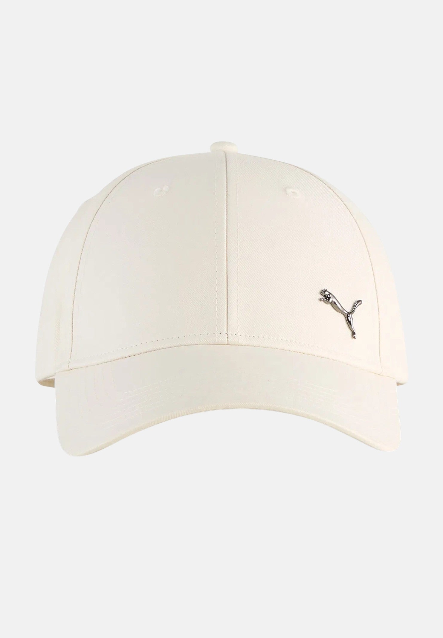 PUMA Cappello con visiera ESS Metal PUMA Cat panna per uomo e donna 025994 10 PUMA