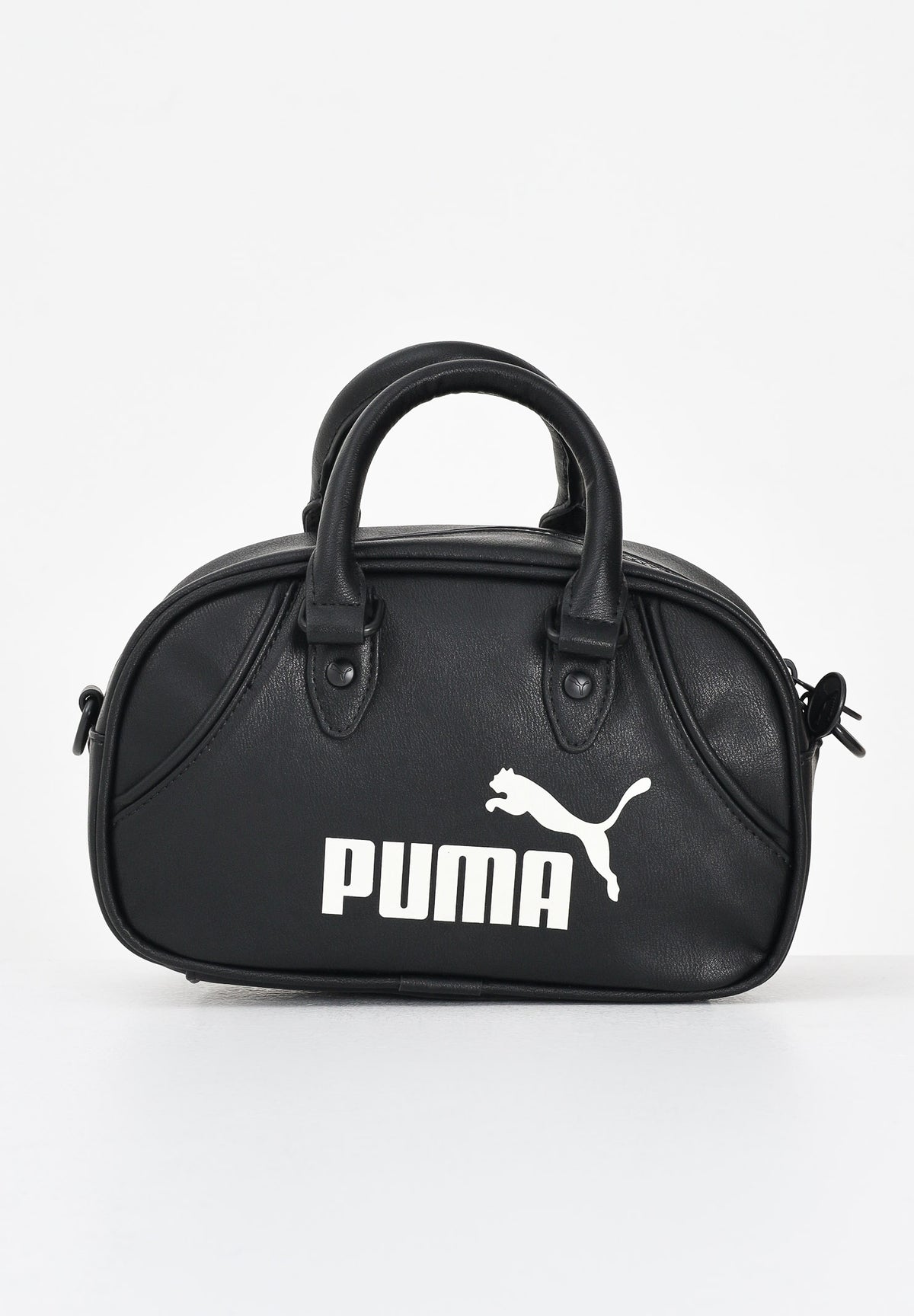 PUMA Borsa a mano in ecopelle ARCHIVE nera da donna 091137 01 PUMA