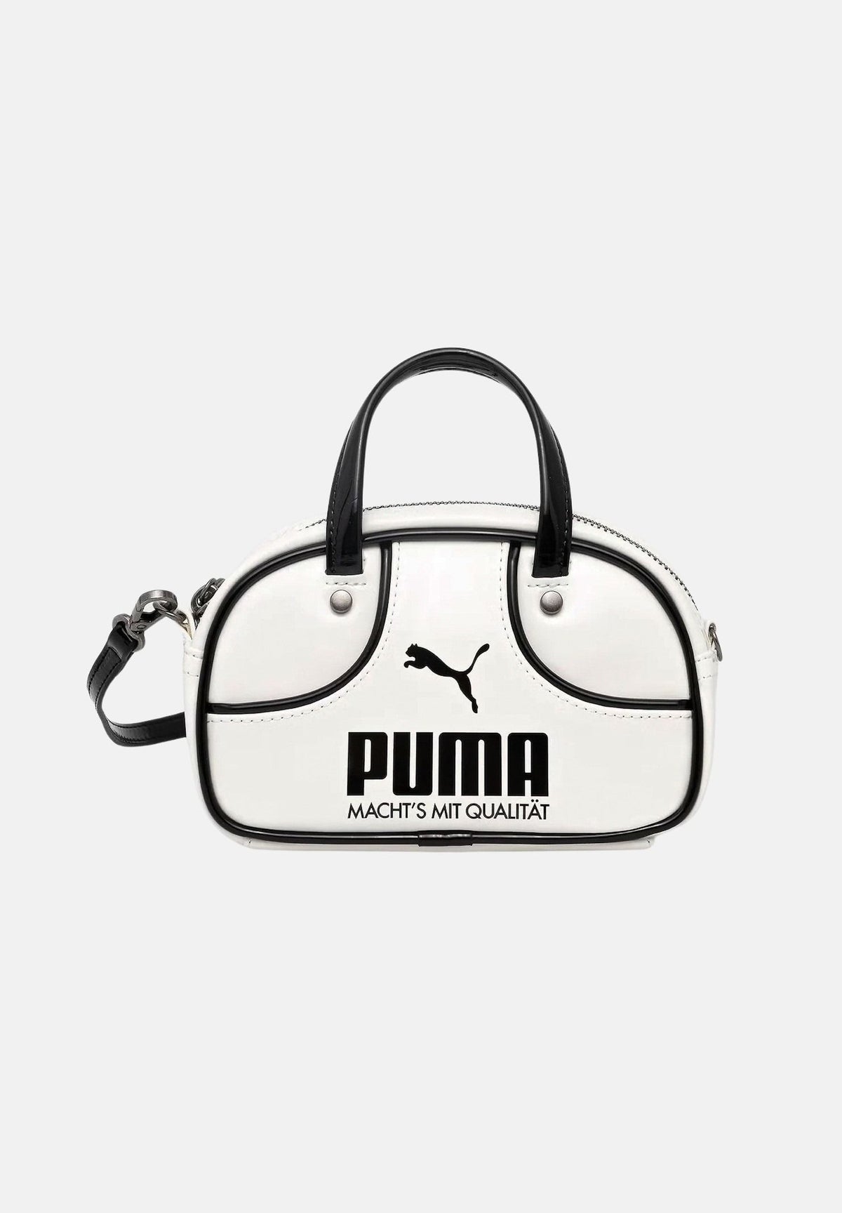 PUMA Borsa a mano white per donna con manici strutturati e tracolla regolabile. 091824 08 PUMA