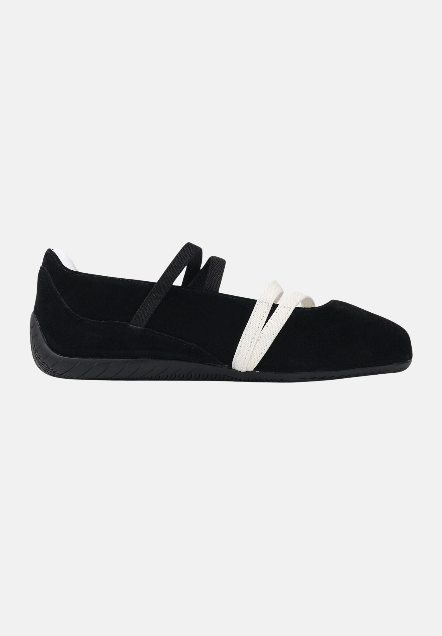 PUMA Ballerine Speedcat Ballet nere e bianche da donna 401287 06 PUMA