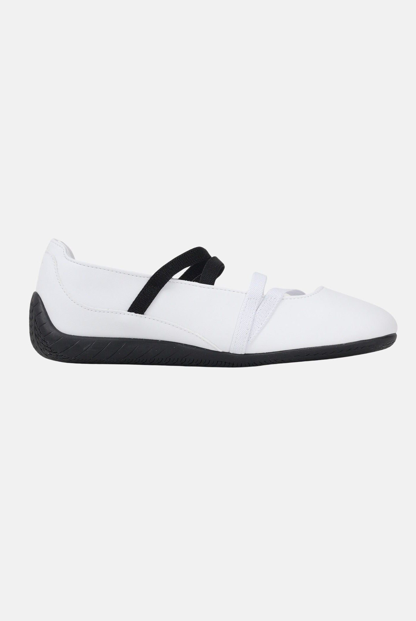 PUMA Ballerine Speedcat Ballet bianche e nere da donna 406144 03 PUMA