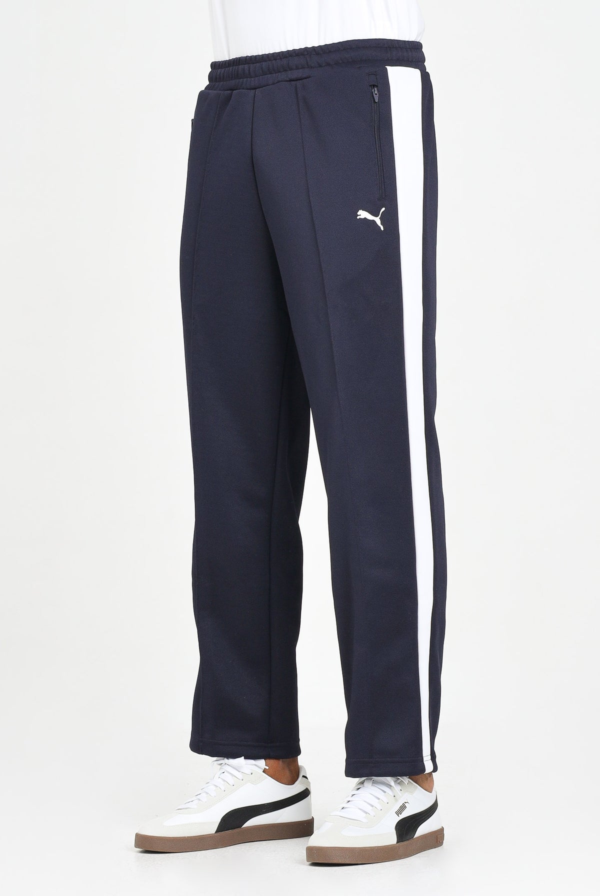 PUMA Pantaloni sportivi T7 blu da uomo 629589 16 PUMA