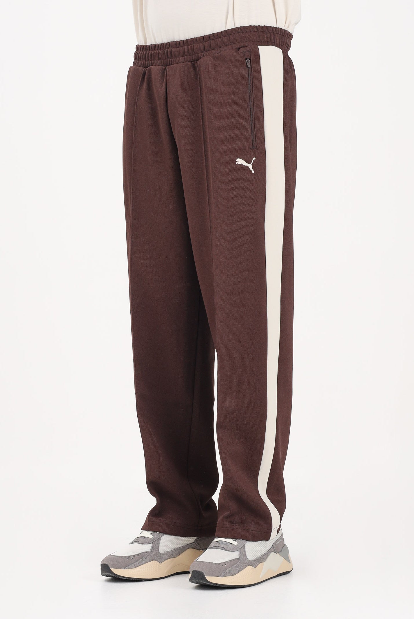 PUMA Pantalone sportivo T7 marrone da uomo 629589 31 PUMA