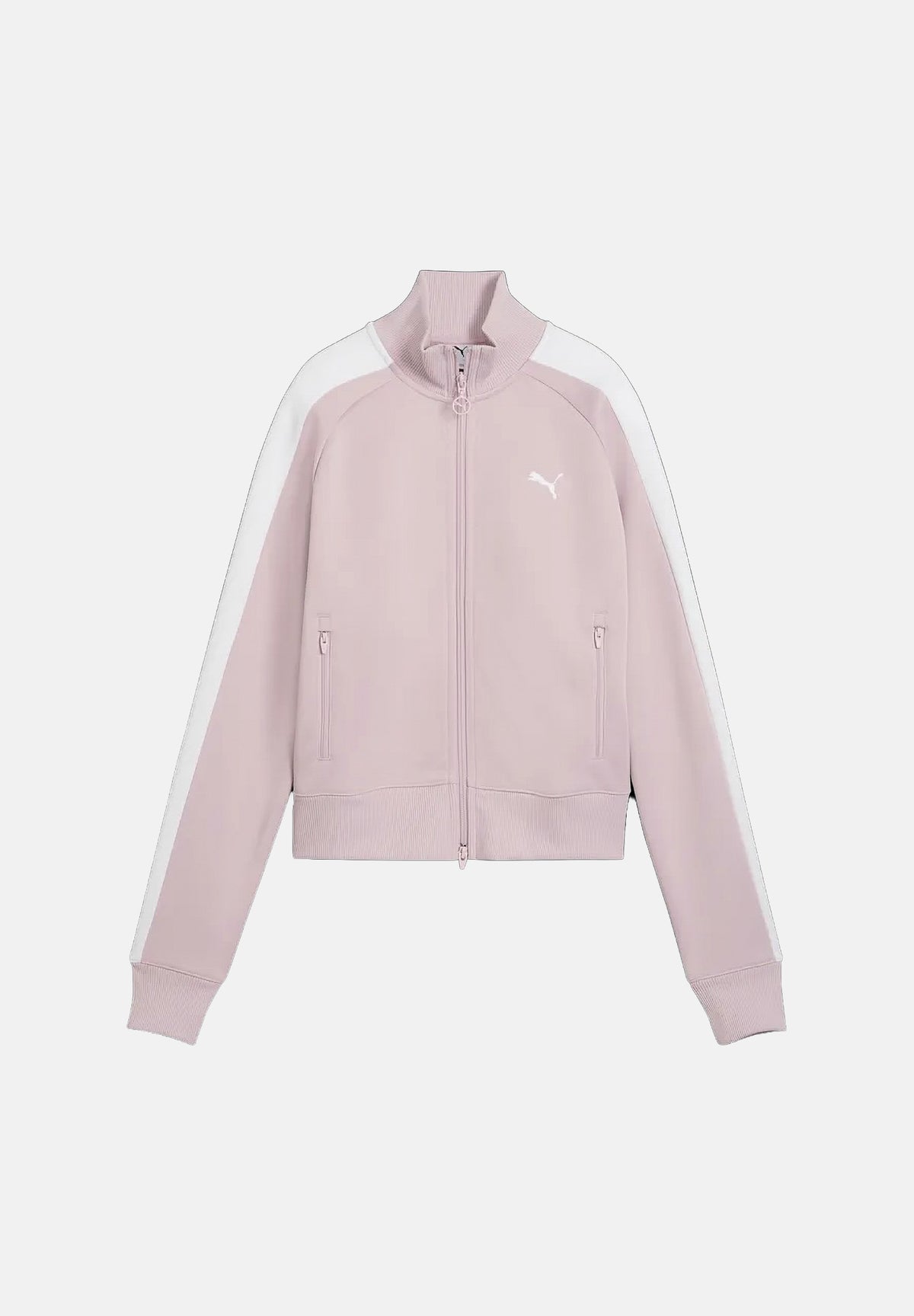 PUMA Felpa con zip T7 ALWAYS ON rosa da donna con chiusura a doppio cursore 629796 58 PUMA