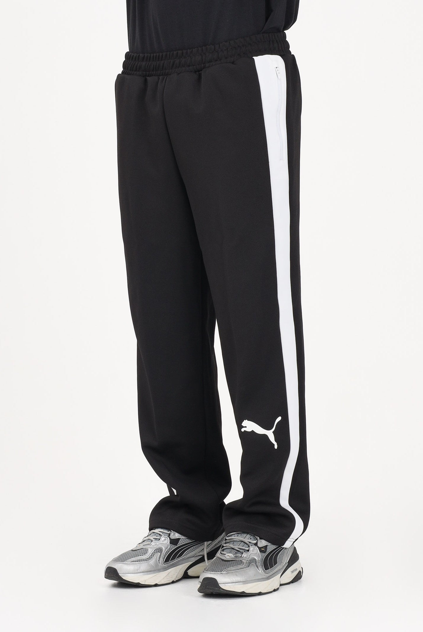PUMA Pantalone sportivo T7 Big Cat nero da uomo 634401 01 PUMA