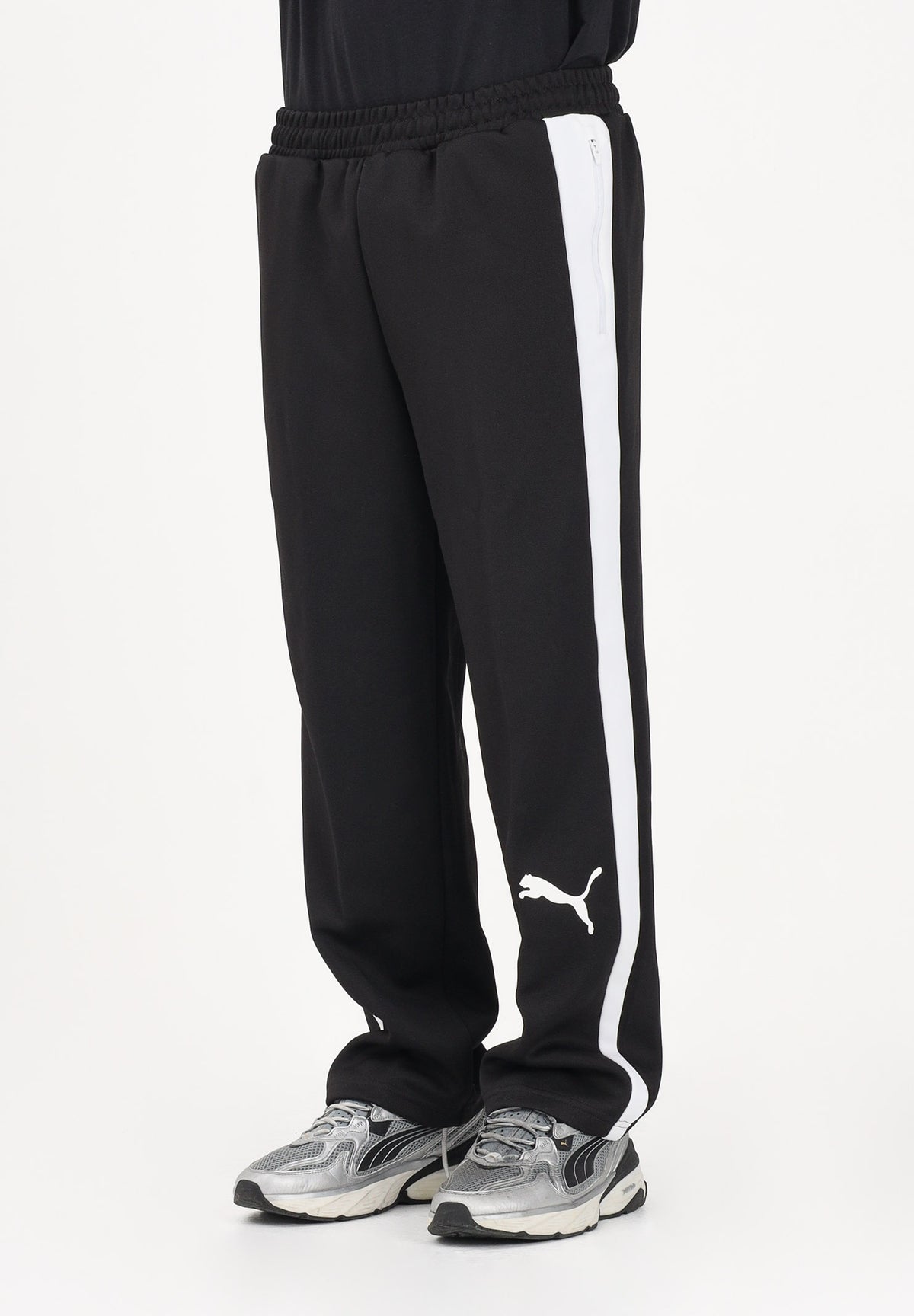 PUMA Pantaloni sportivi T7 Big Cat nero da uomo 634401 01 PUMA