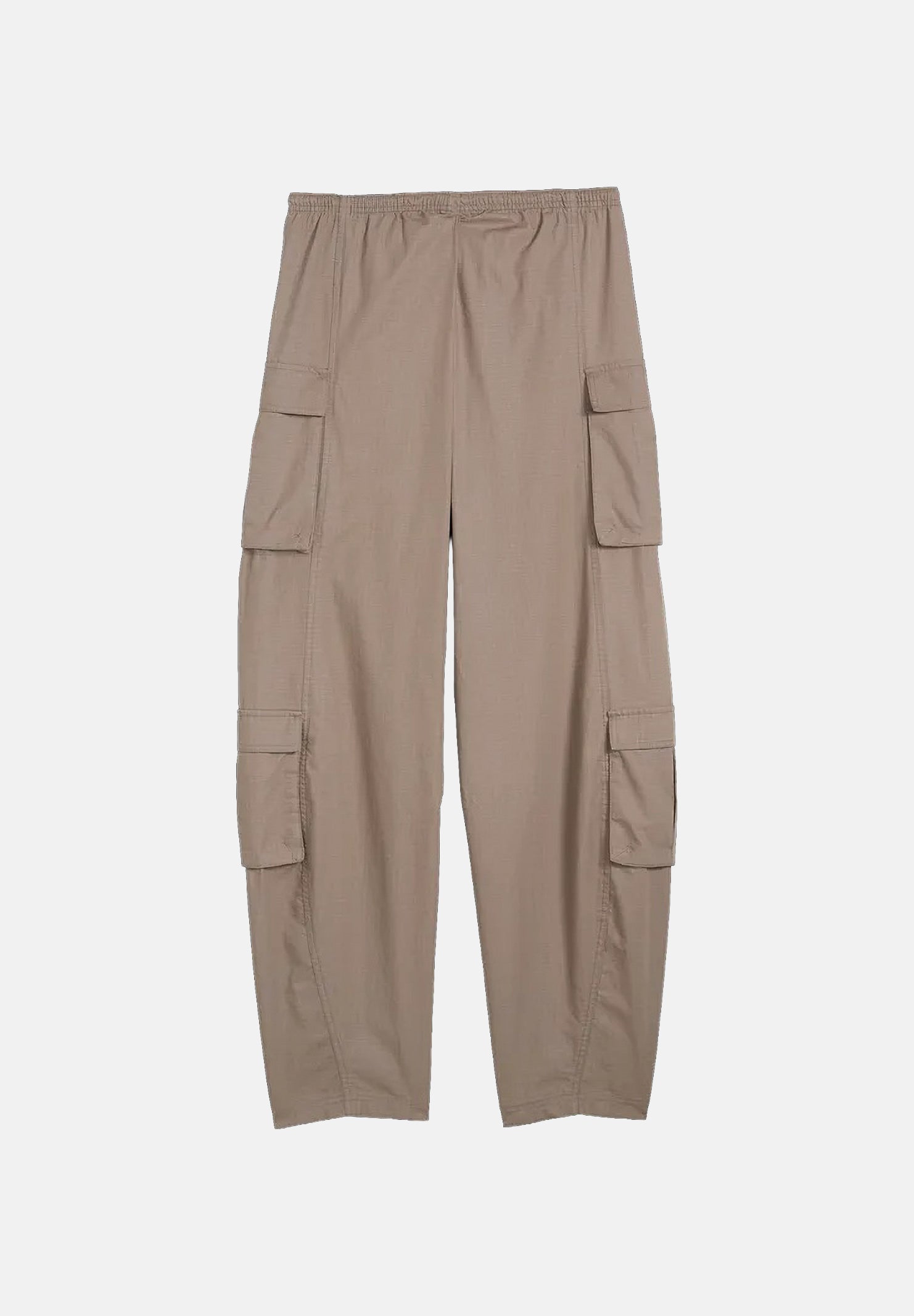 PUMA Pantalone ESSENTIALS RELAXED CARGO beige da donna con tasconi laterali e vita elasticizzata 636675 81 PUMA