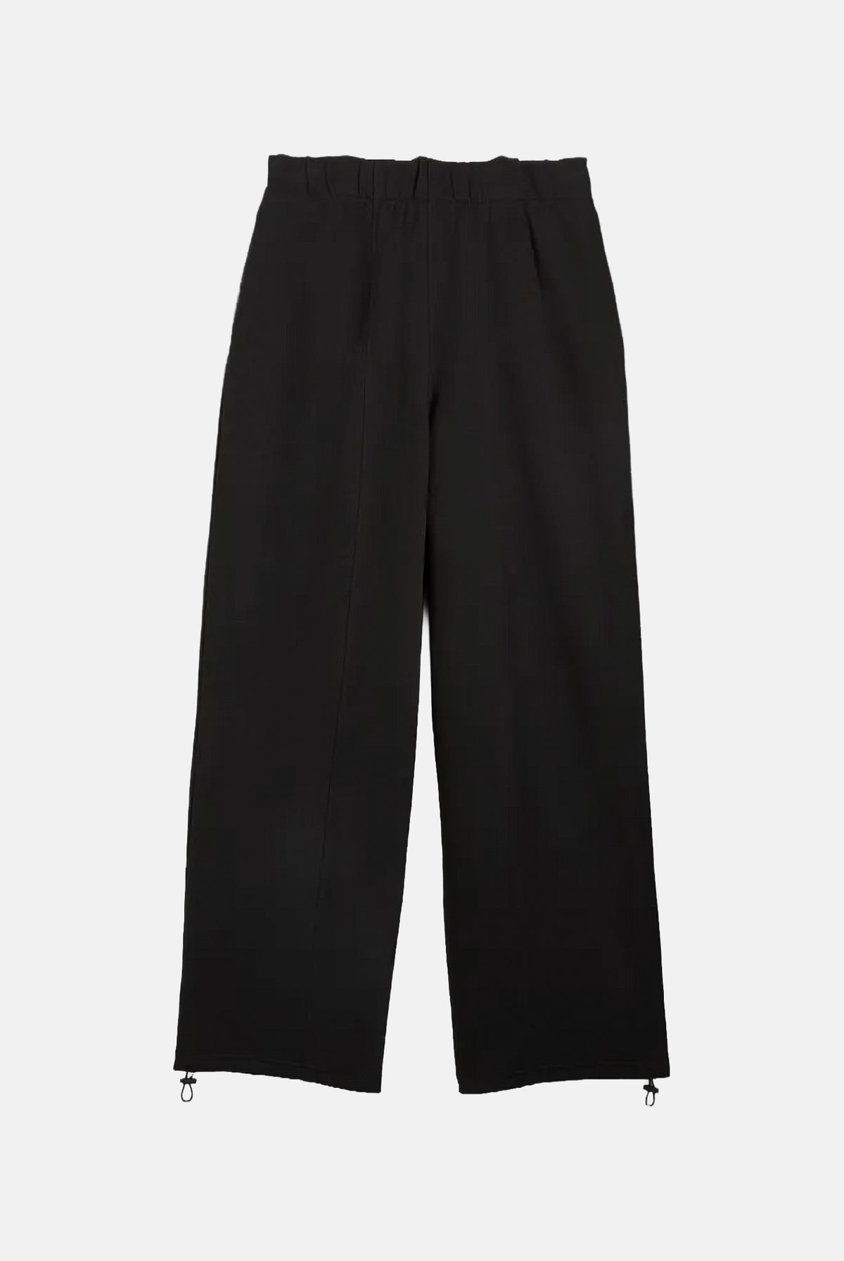 PUMA Pantaloni ESSENTIALS nero da donna con fondo aperto regolabile, cintola elasticizzata 636677 01 PUMA