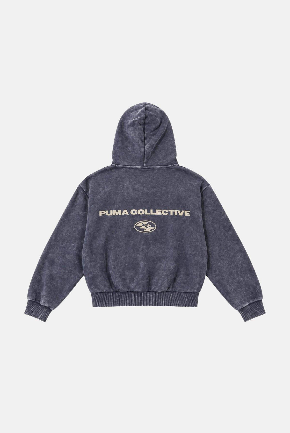 PUMA Felpa con cappuccio DARE TO WASHED viola per uomo e donna con fantasia lavaggio vintage 638738 35 PUMA