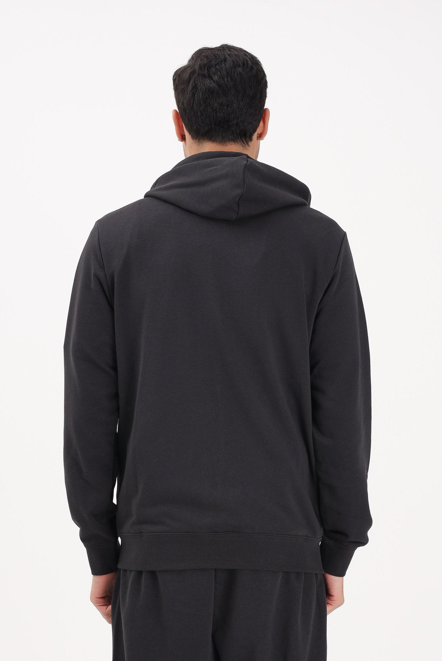 PUMA Felpa con zip Essentials nera da uomo 682588 01 PUMA