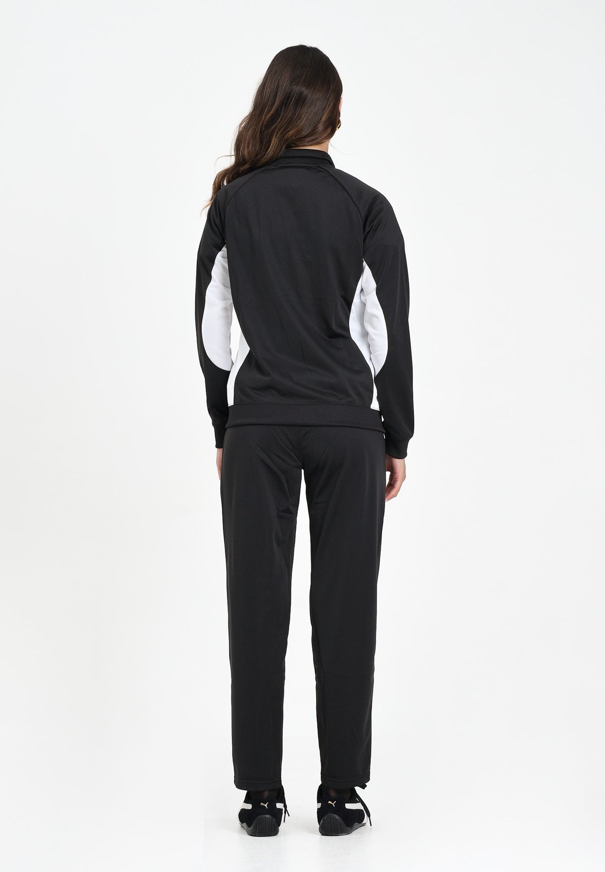 PUMA Tuta Poly nera da donna 688159 01 PUMA