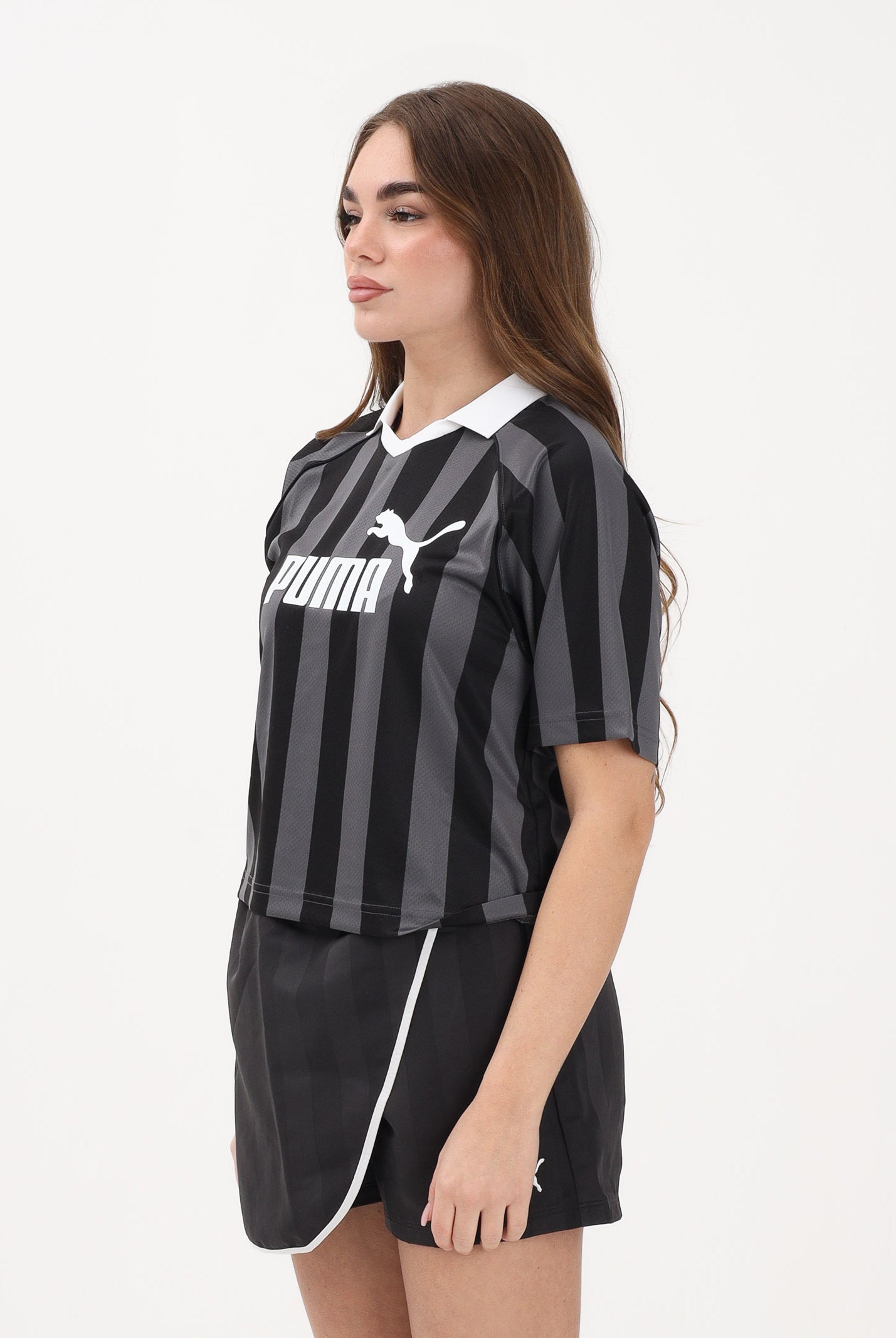 PUMA T-shirt a manica corta ESS Jersey nera da donna 691702 01 PUMA