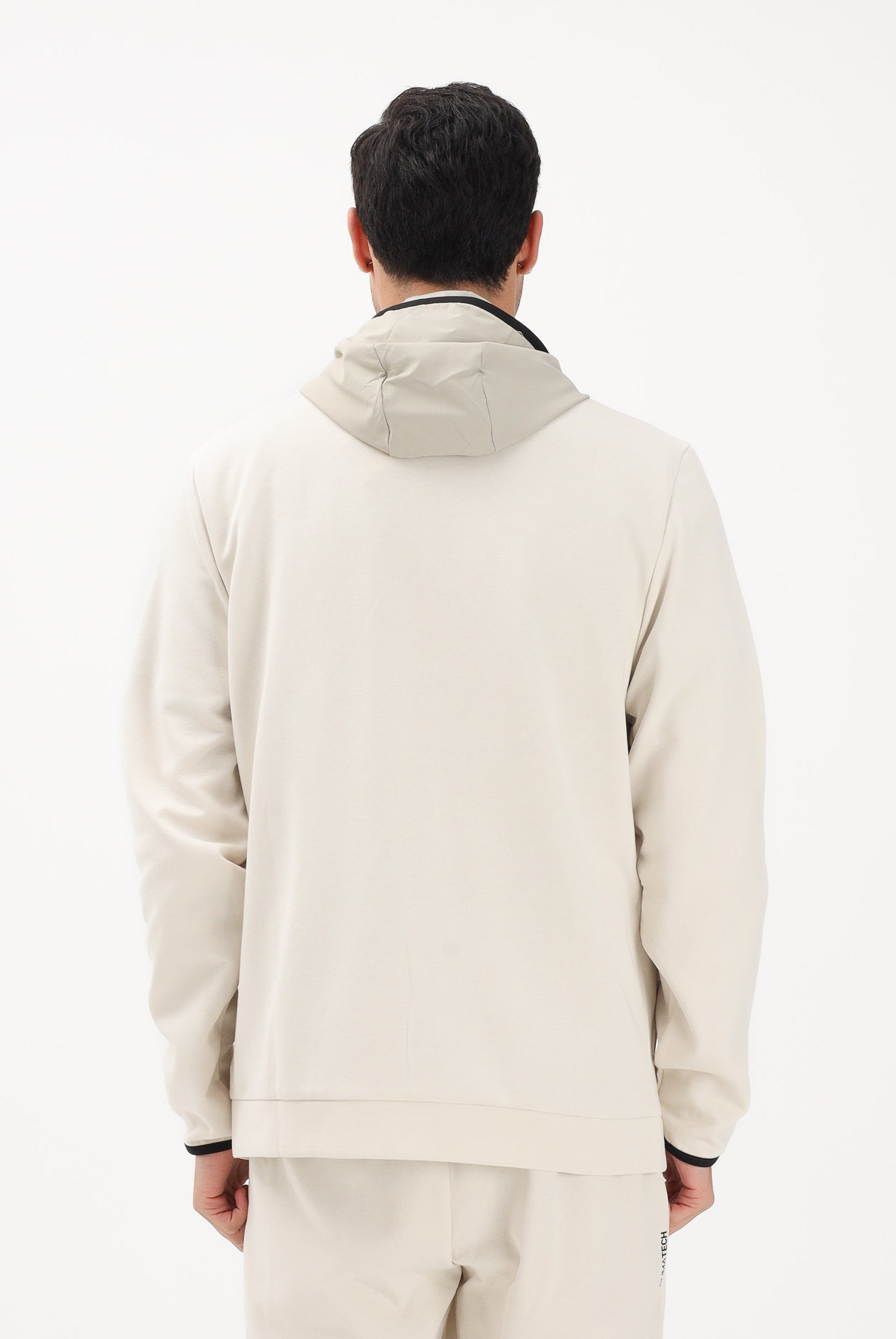 PUMA Felpa con zip PUMA TECH panna da uomo 692185 87 PUMA