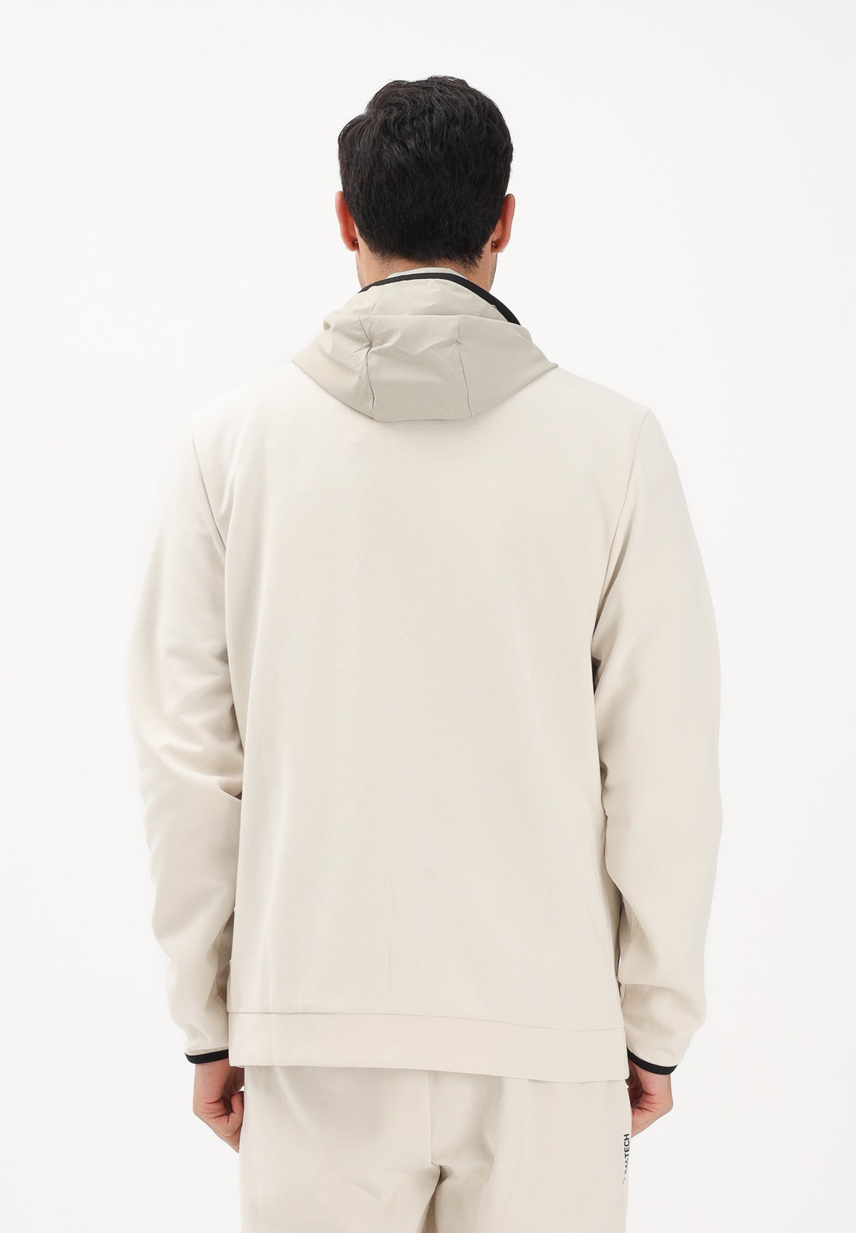 PUMA Felpa con zip PUMA TECH panna da uomo 692185 87 PUMA