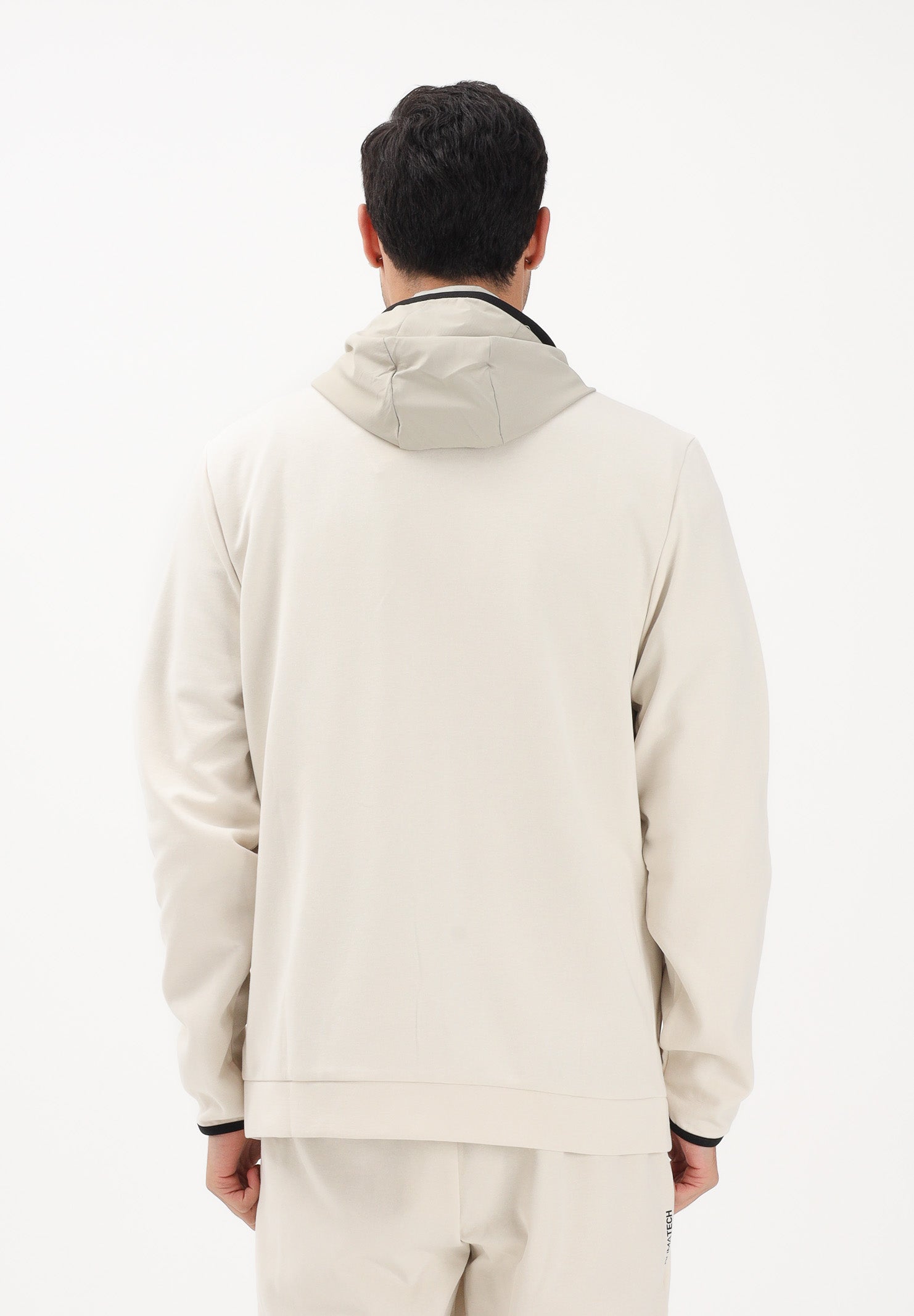 PUMA Felpa con zip PUMA TECH panna da uomo 692185 87 PUMA