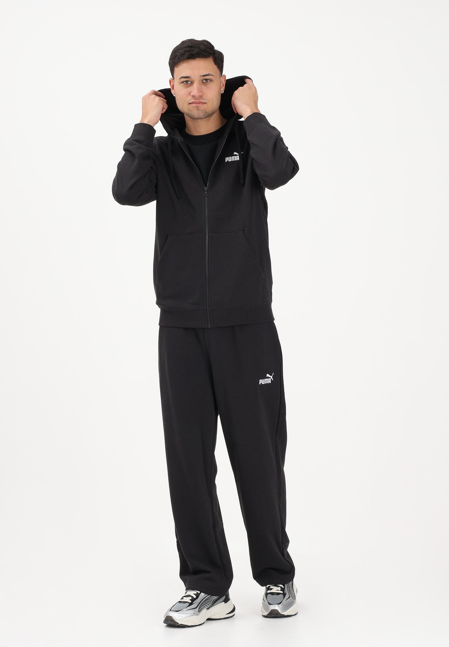 PUMA Pantalone sportivo Essentials N.1 nero da uomo 692193 01 PUMA