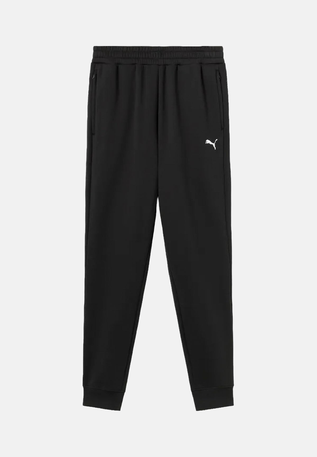 PUMA Pantaloni ESS ZIPPER nero da uomo con mini logo iconico 692939 01 PUMA
