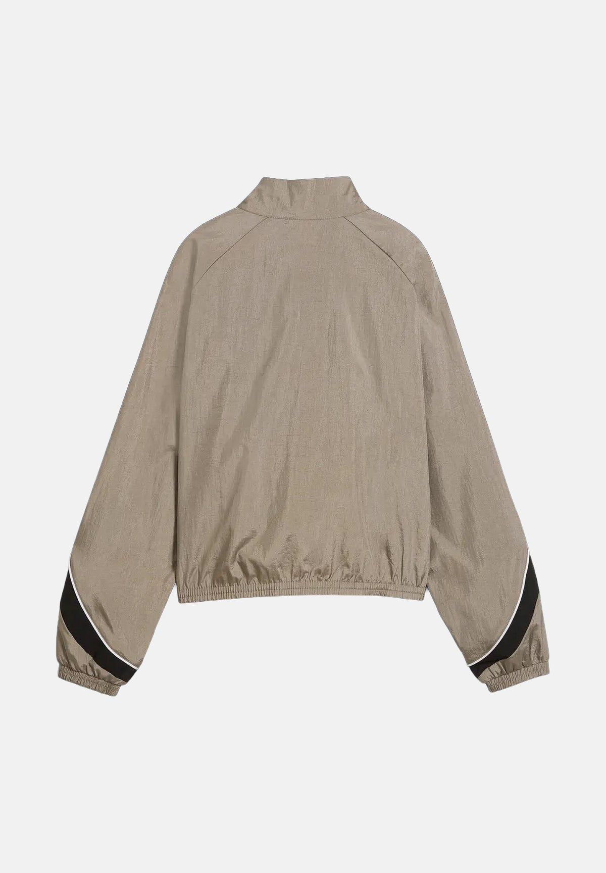 PUMA Giacca a vento DARE TO WOVEN TRACK beige da donna con dettagli a contrasto e collo alto 694049 81 PUMA