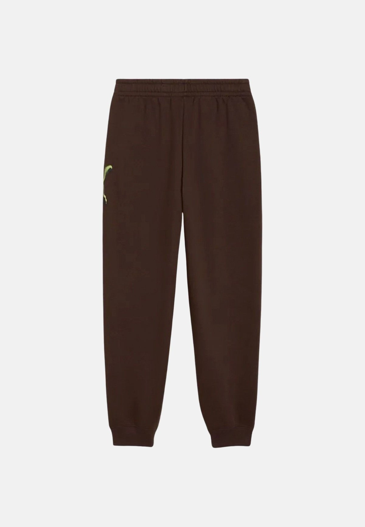 PUMA Pantaloni marroni per bambino e bambina con elastico in vita e fondo a costine. 694672 33 PUMA