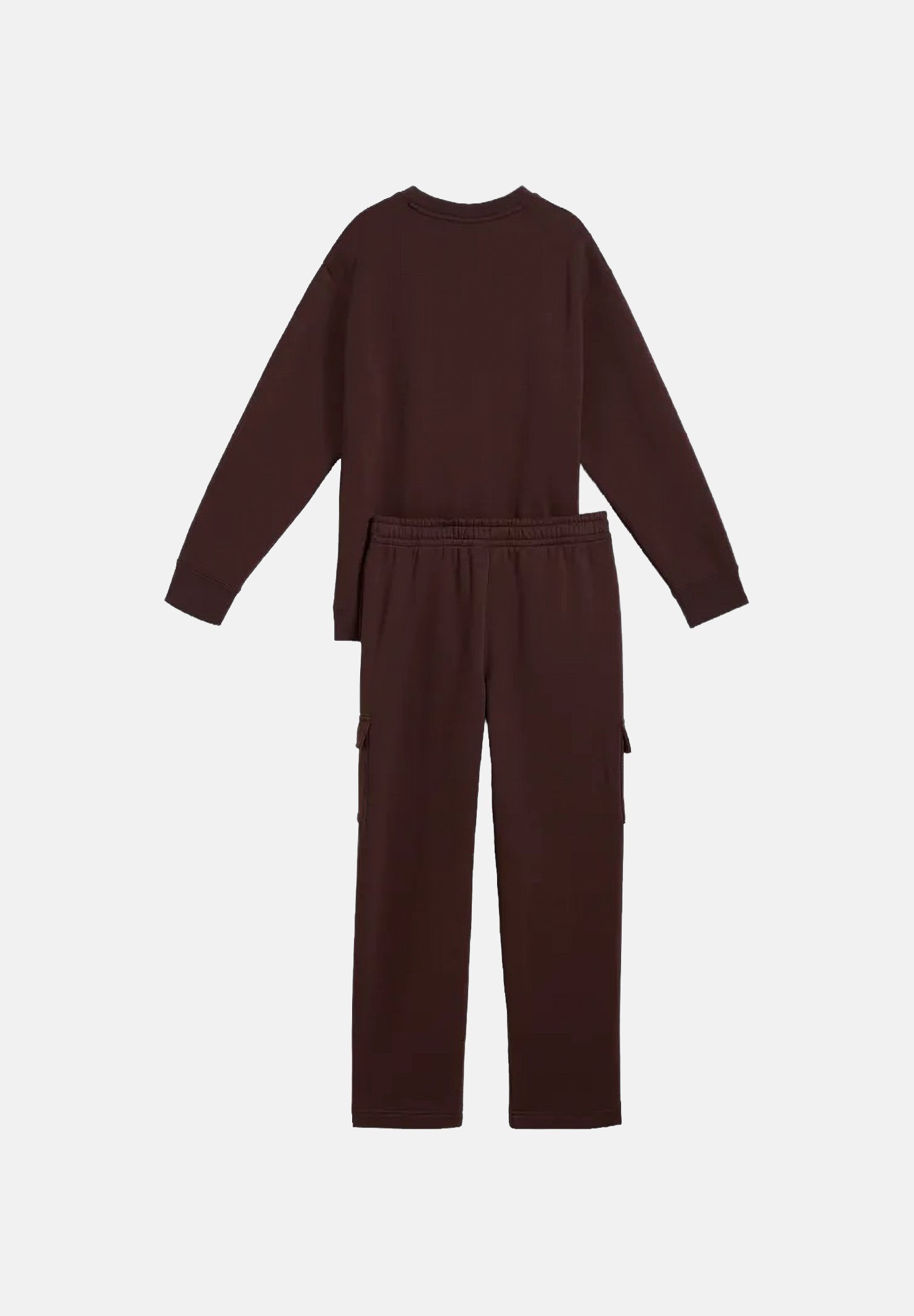 PUMA Tuta CARGO SUIT marrone per bambino e bambina con mini logo laterale cat 695218 33 PUMA