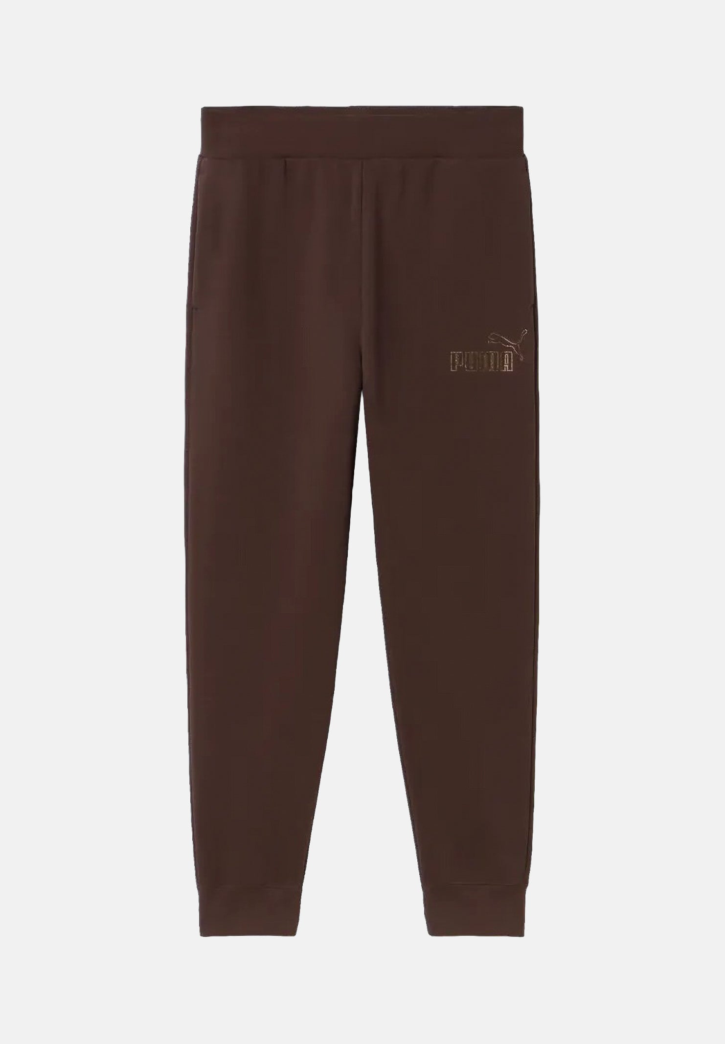 PUMA Pantaloni sportivi ESS RHINESTONE marrone da donna con dettagli strass e caviglie elasticizzate. 696922 33 PUMA