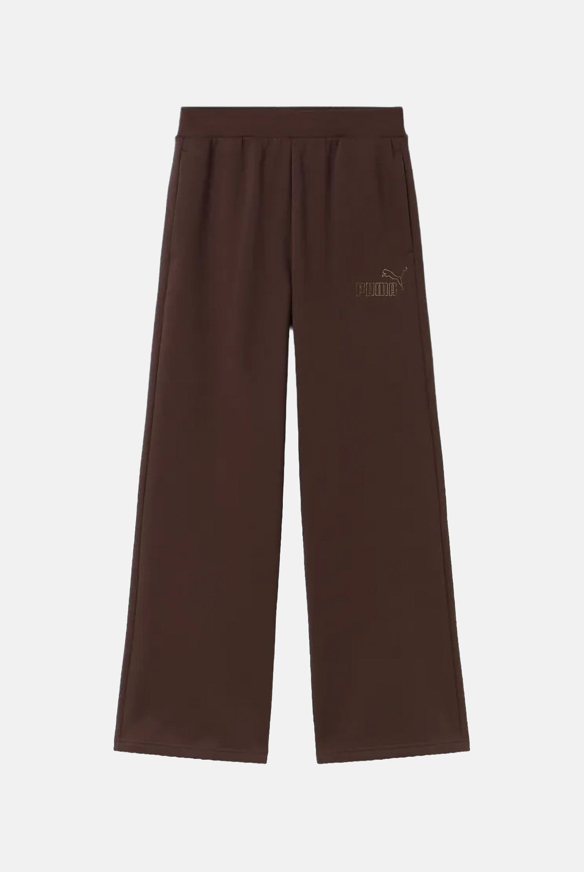 PUMA Pantaloni sportivi ESS RHINESTON marrone per donna con dettagli strass e gamba ampie 696926 33 PUMA