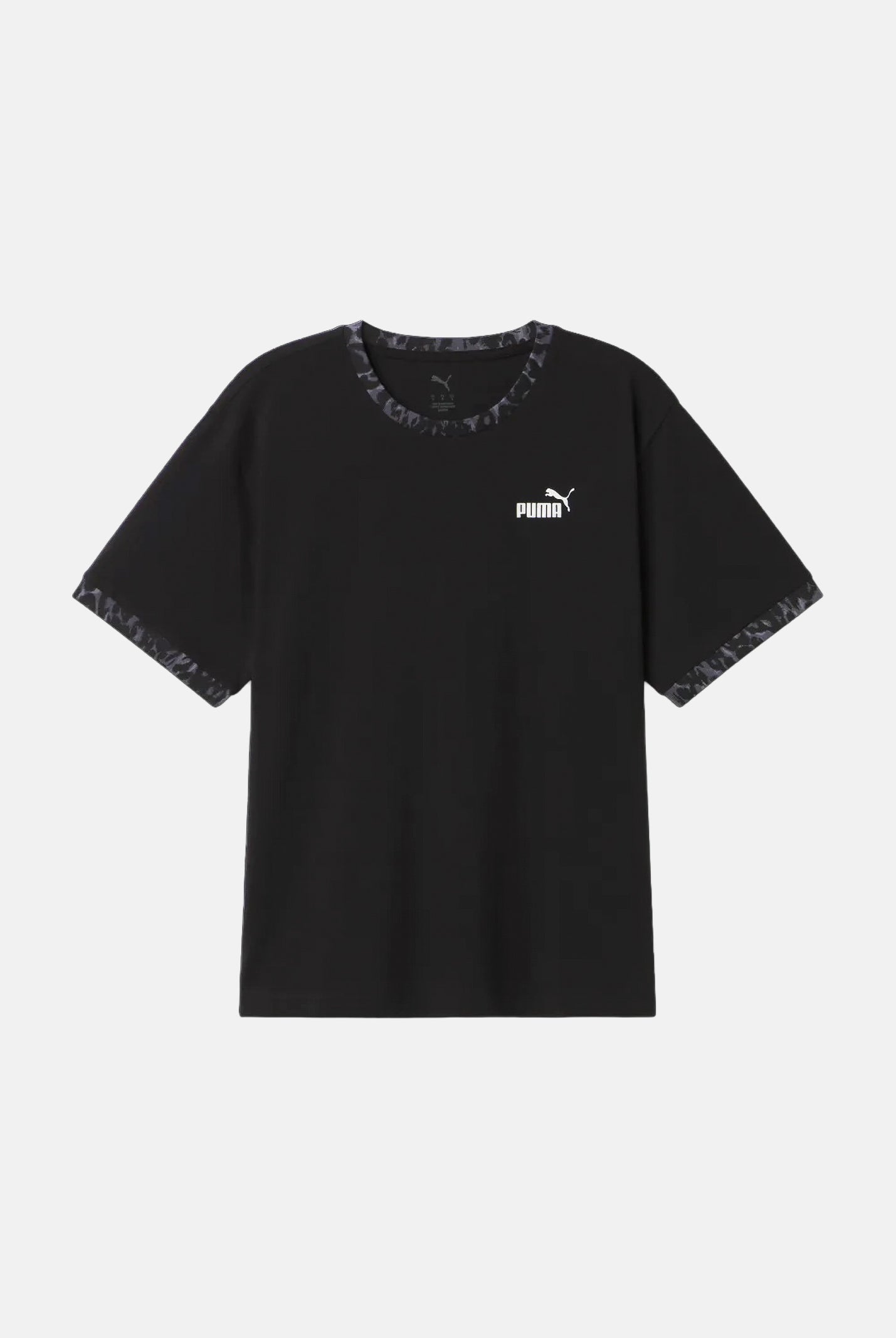 PUMA T-shirt manica corta DARE TO TEE nera da donna con nastro logo sulle maniche 697032 01 PUMA