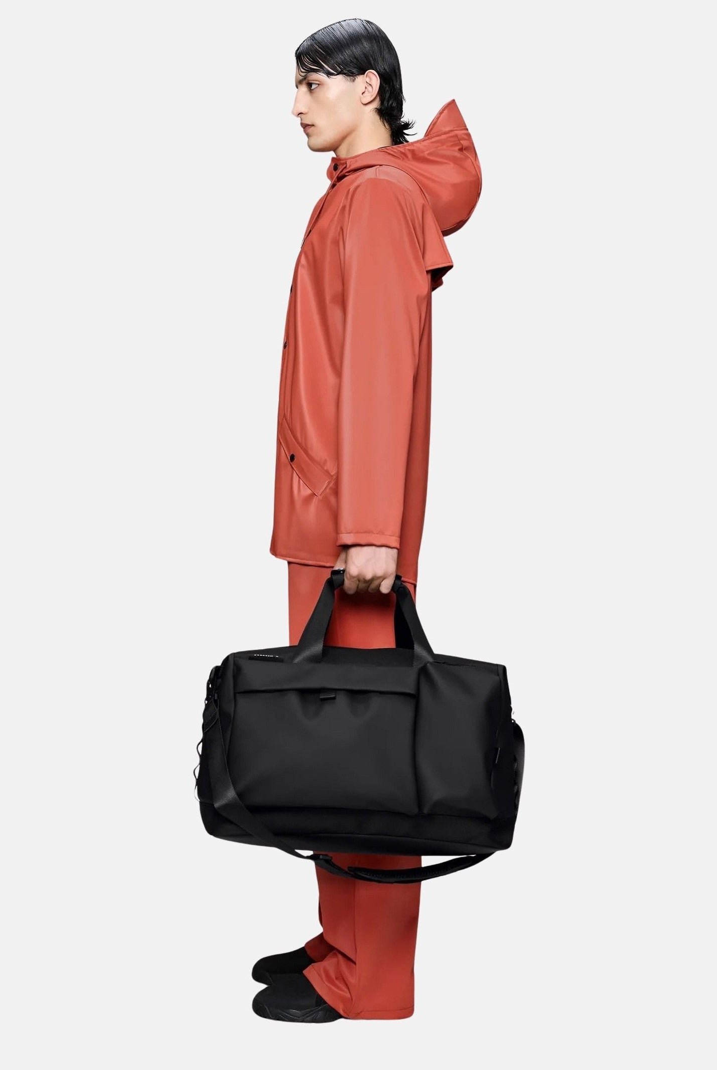 RAINS Borsa Otaru Weekend nera per uomo e donna RA12890 BL RAINS