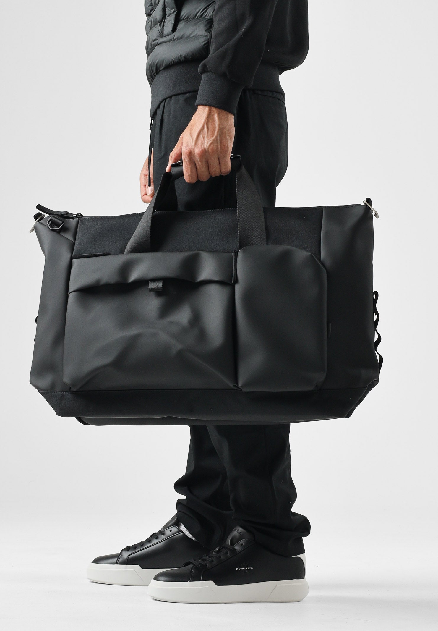 RAINS Borsa Otaru Weekend nera per uomo e donna RA12890 BL RAINS
