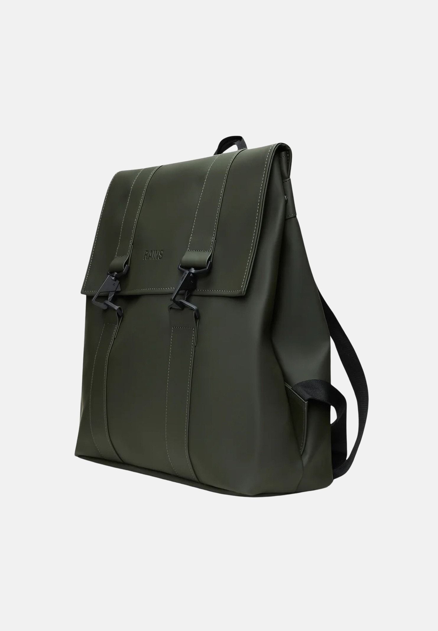 RAINS Zaino MSN verde bosco per uomo e donna RA13300 GRN RAINS
