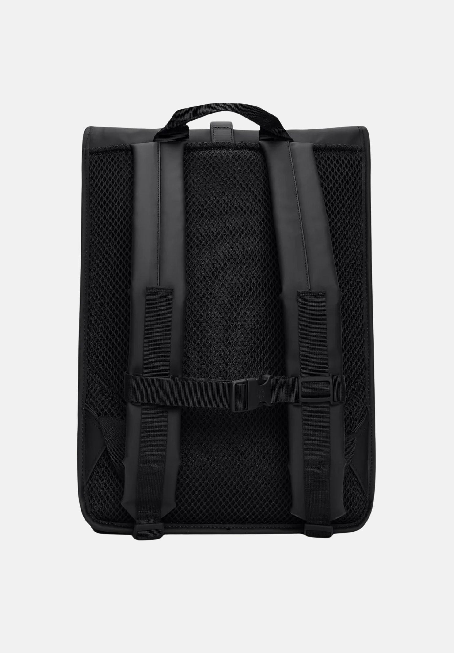 RAINS Zaino Rolltop nero per uomo e donna RA13320 BL RAINS