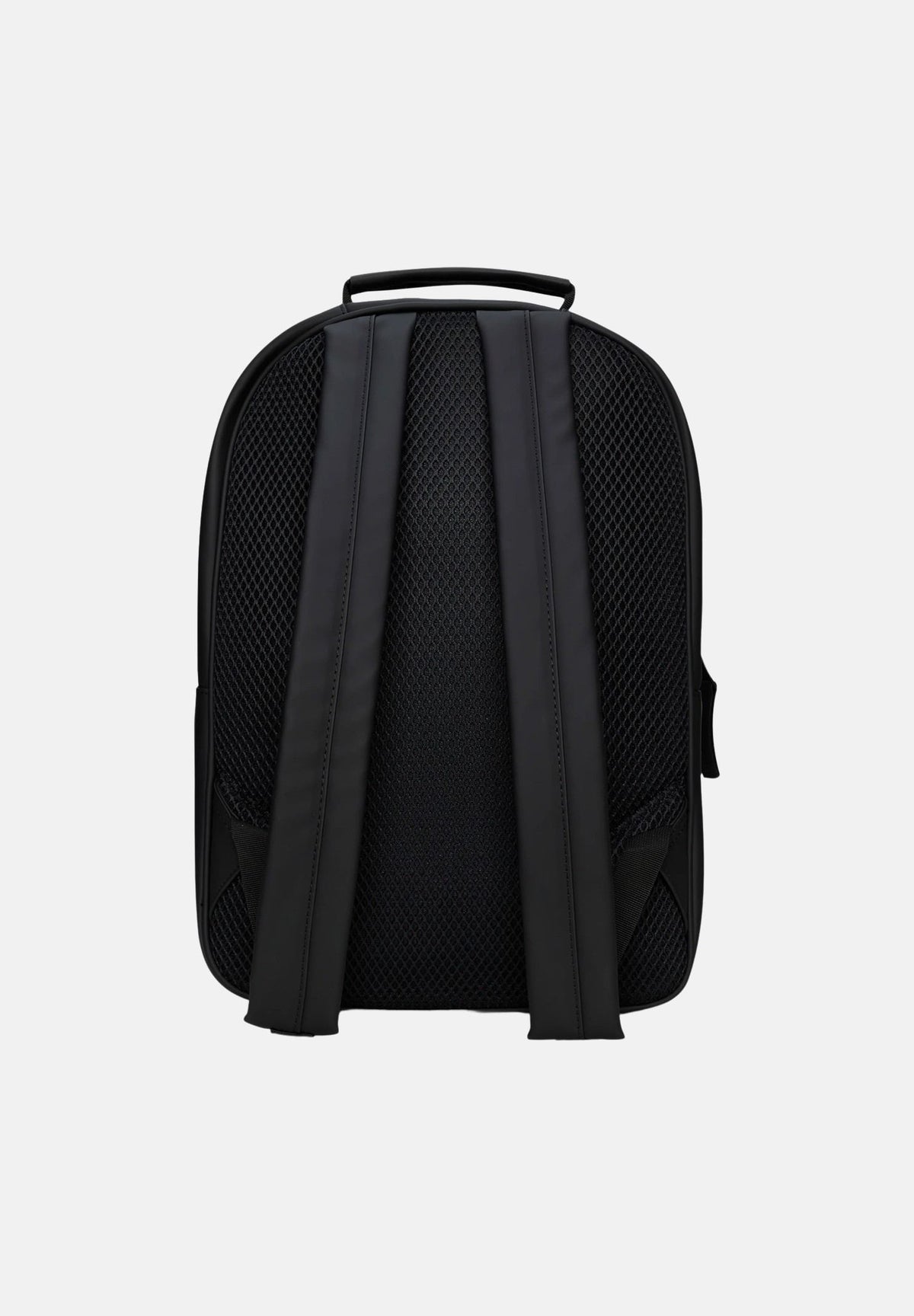 RAINS Zaino BOOK DAYPACK LARGE nero per uomo e donna con tasca frontale con zip, scomparto imbottito RA13680 BL RAINS