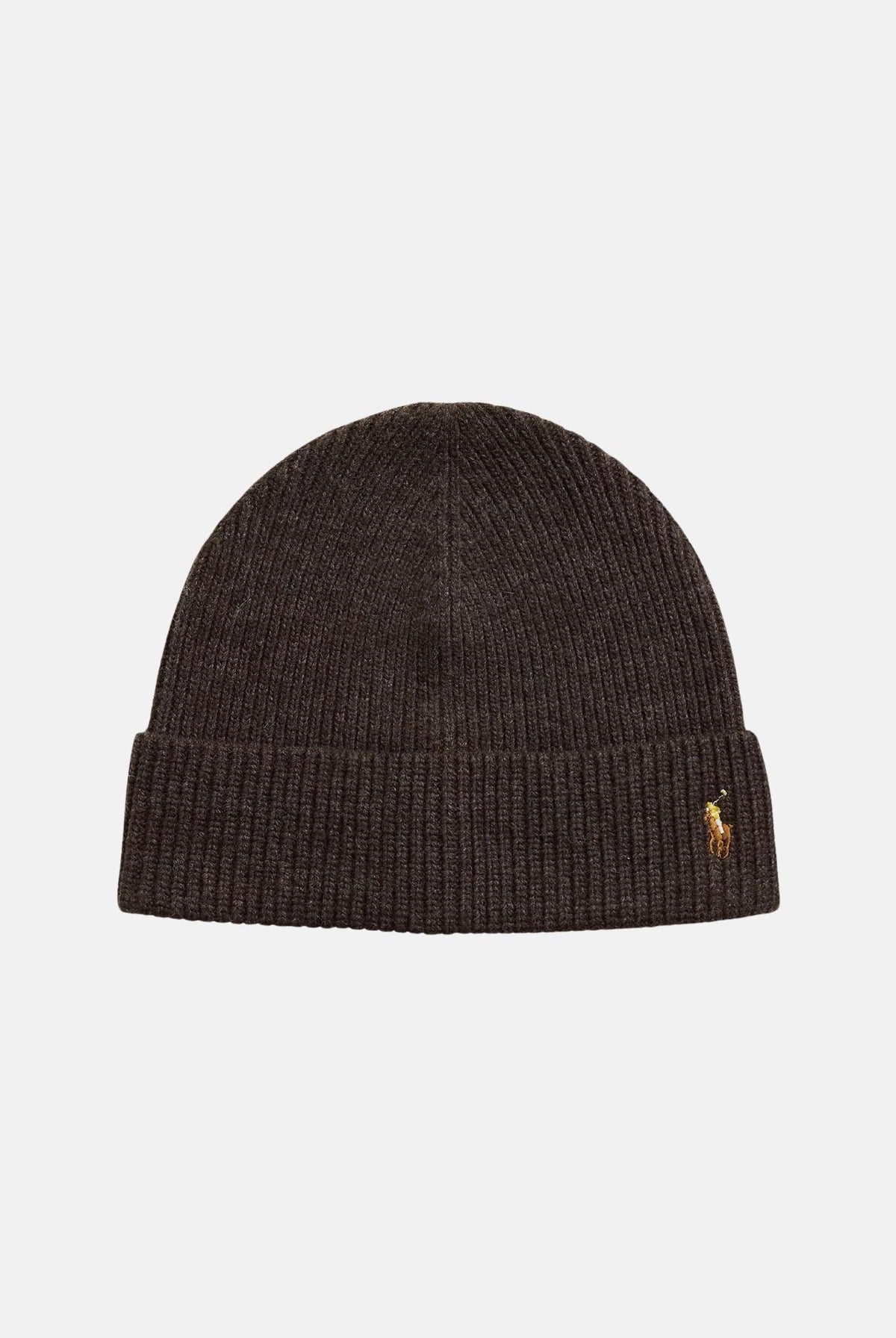RALPH LAUREN Cappello dark brown marrone per uomo e donna con lavorazione a costine e ricamo iconico 449959337013 . RALPH LAUREN