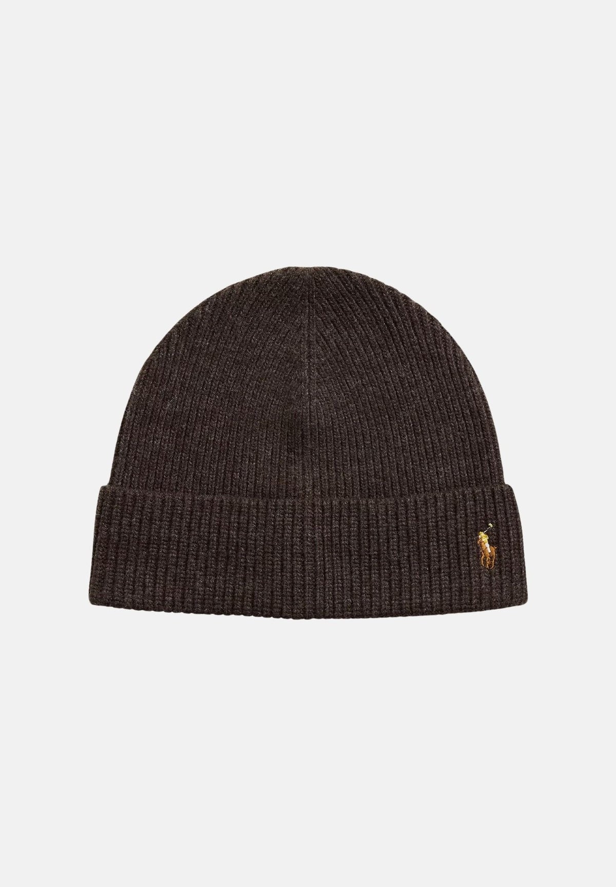 RALPH LAUREN Cappello dark brown marrone per uomo e donna con lavorazione a costine e ricamo iconico 449959337013 . RALPH LAUREN