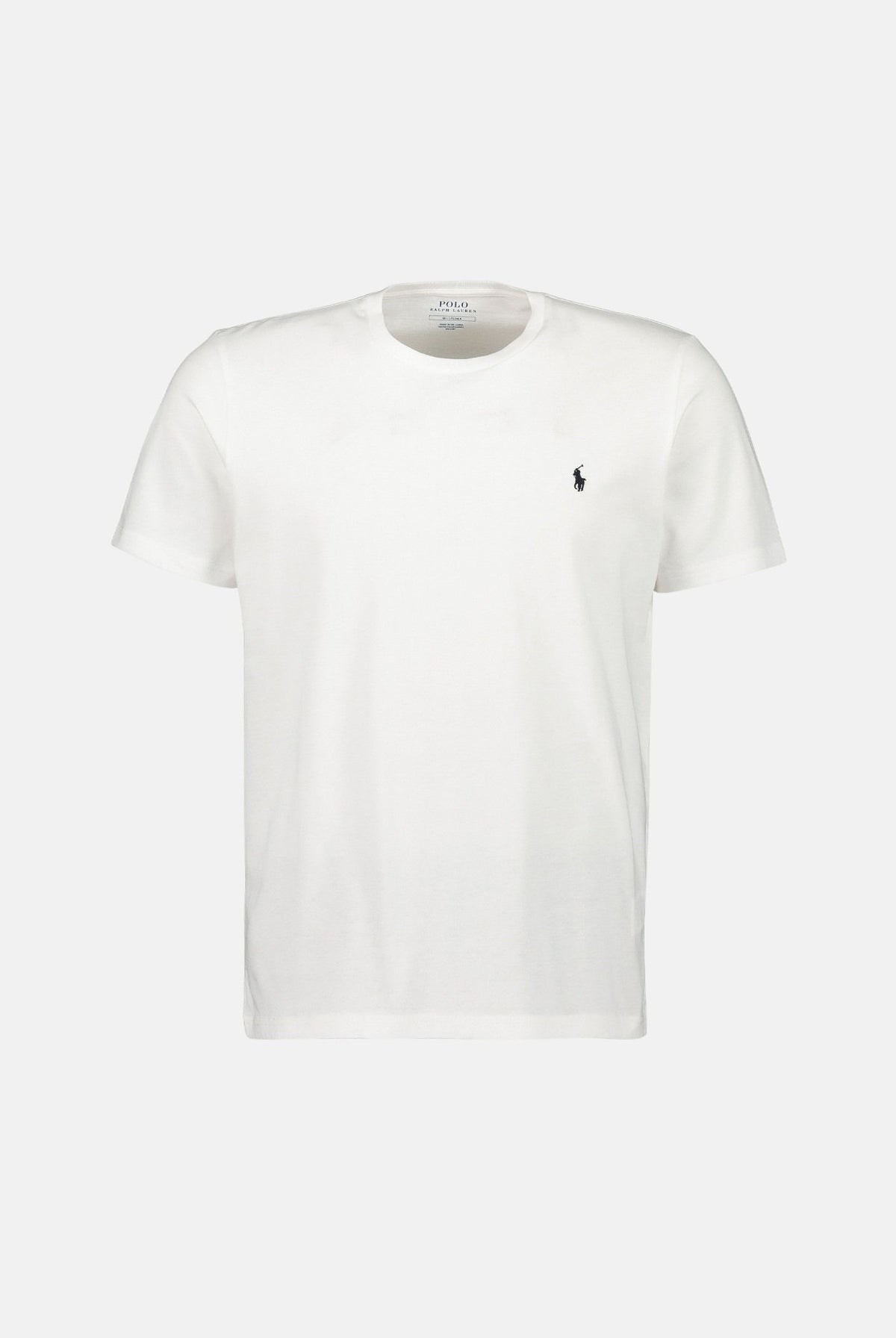 RALPH LAUREN T-shirt mania corta bianca per uomo e donna con iconico ricamo del logo sul petto 714844756005 . RALPH LAUREN