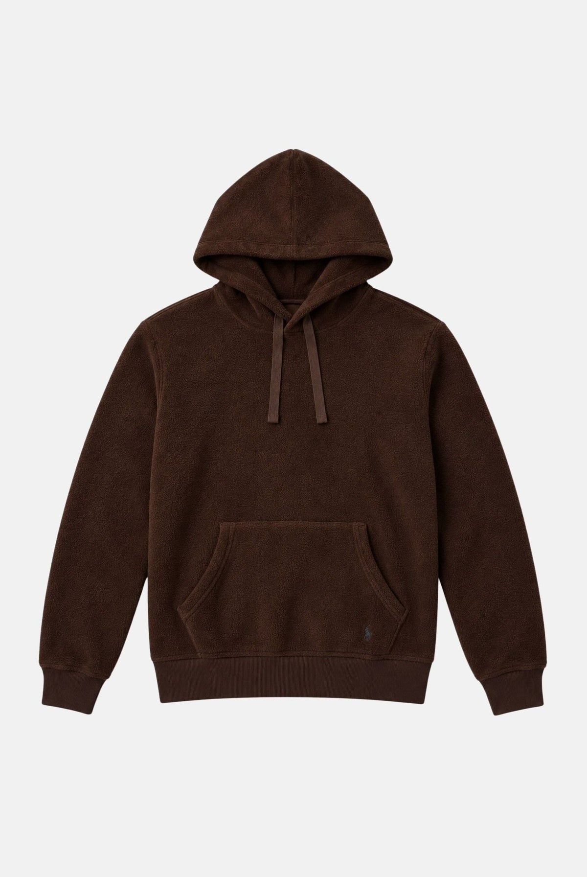 RALPH LAUREN Felpa con cappuccio marrone per uomo e donna con tasca a marsupio e coulisse regolabile. 714B36290002 . RALPH LAUREN