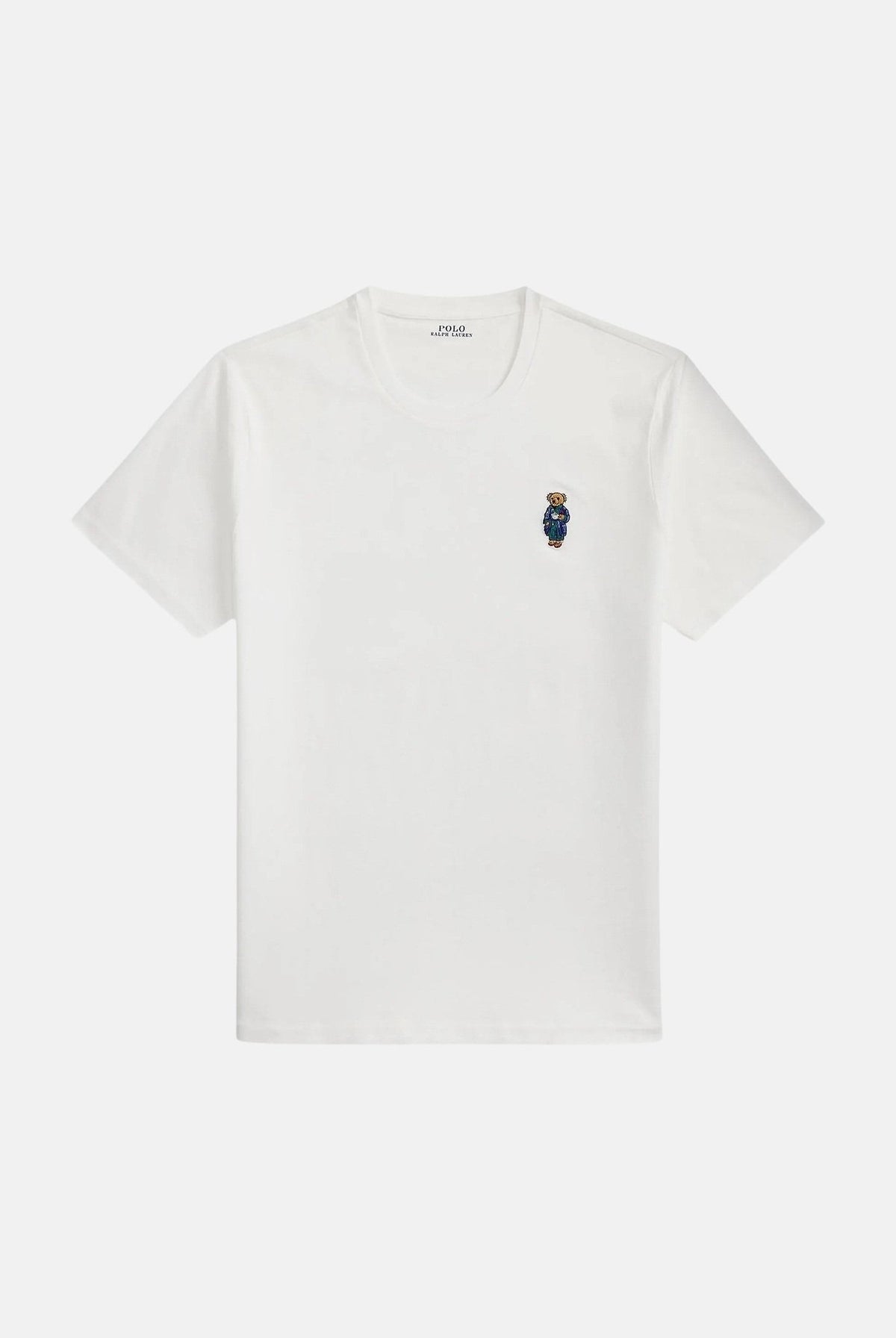 RALPH LAUREN T-shirt manica corta bianca per uomo e donna con scollo rotondo e ricamo iconico sul petto. 714P18502003 . RALPH LAUREN