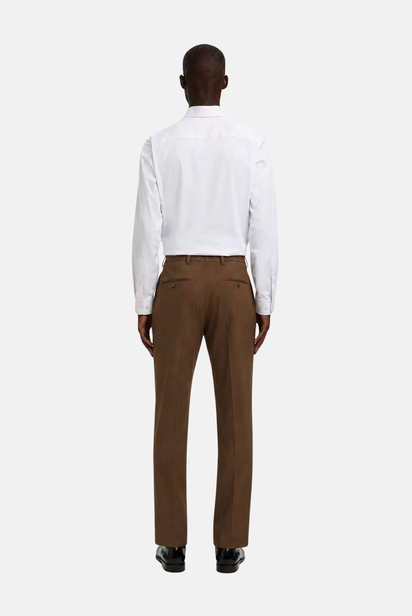 SELECTED HOMME Pantaloni LIAM Camel Beige da uomo con piega stirata centrale. 16087825 CAM SELECTED HOMME